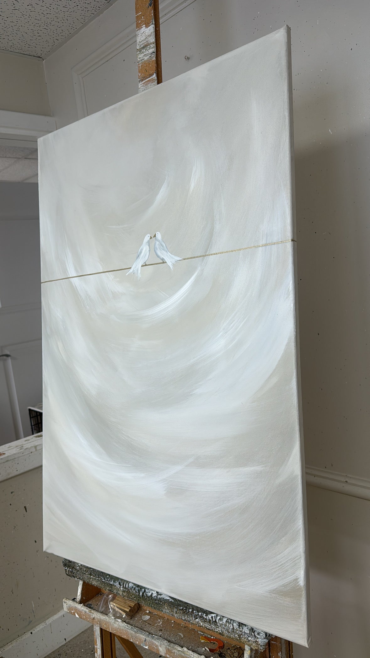 'Dove Song' Original artwork on canvas 61x91cm