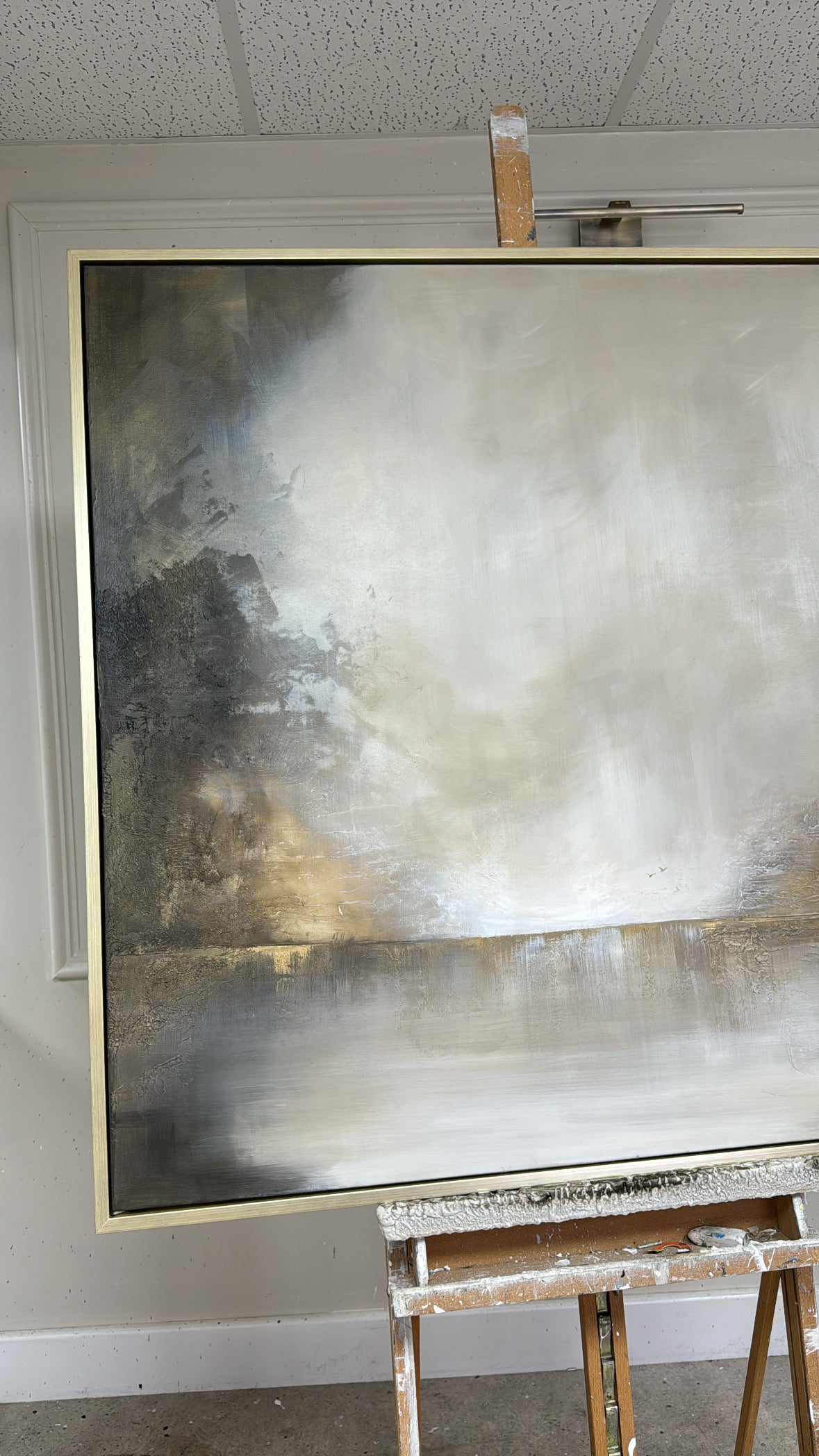“Even In Darkness There Is Light" Original Artwork On Canvas 100x100cm