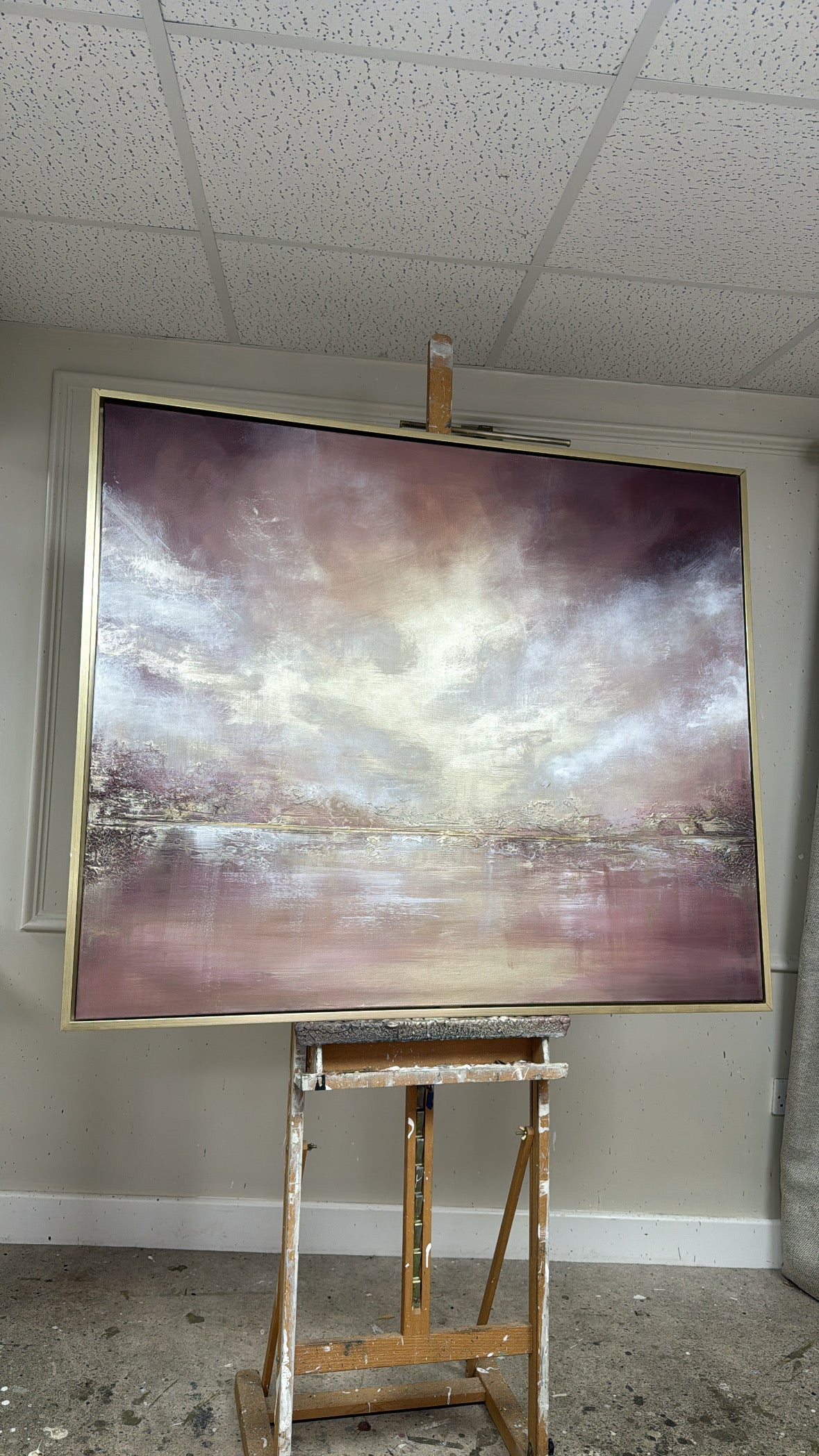 “Under Pink Skies” Original Artwork On Canvas 100 x 120cm