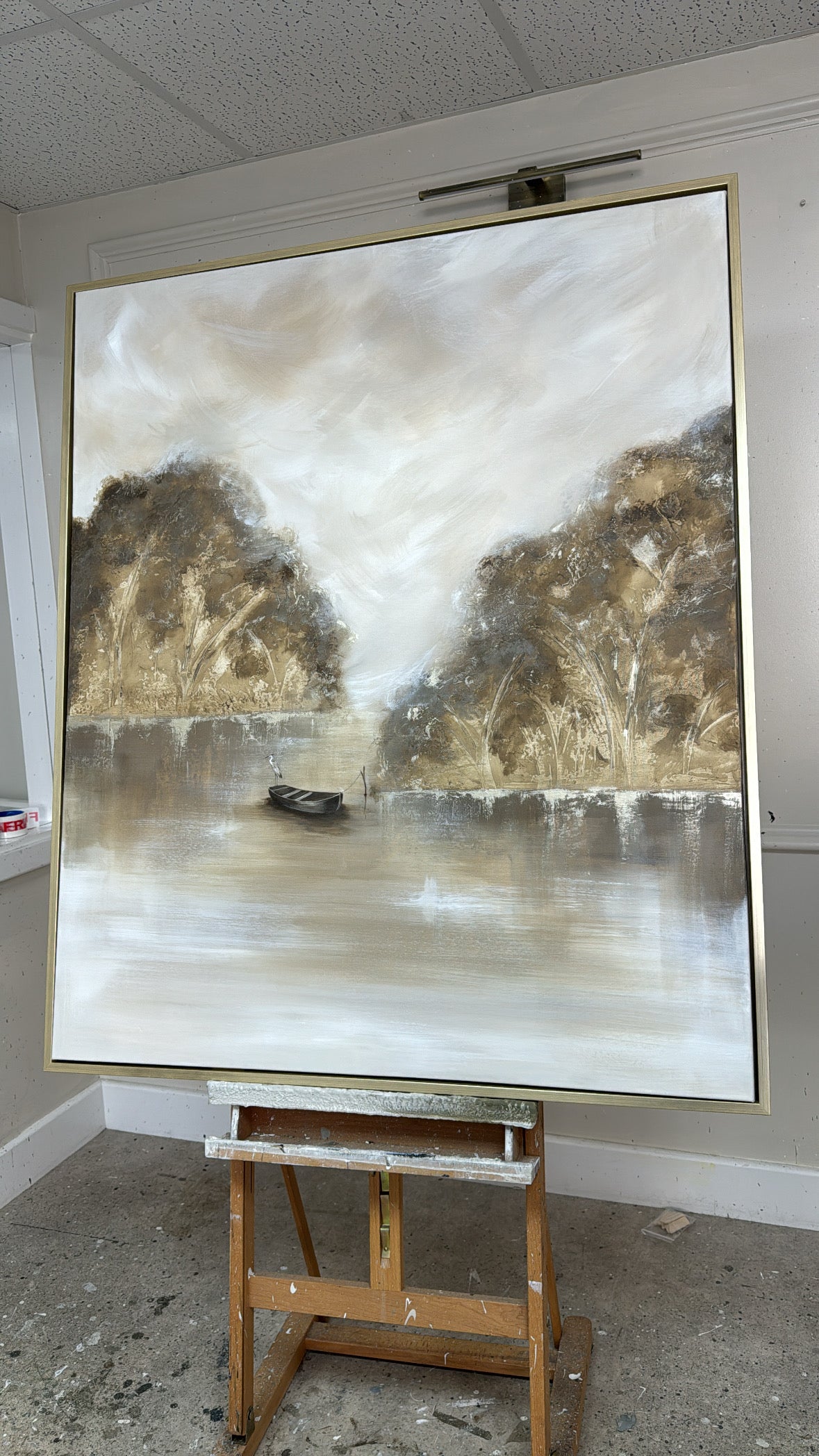 "Patience Is a Virtue" Original Artwork On Canvas 100x120cm
