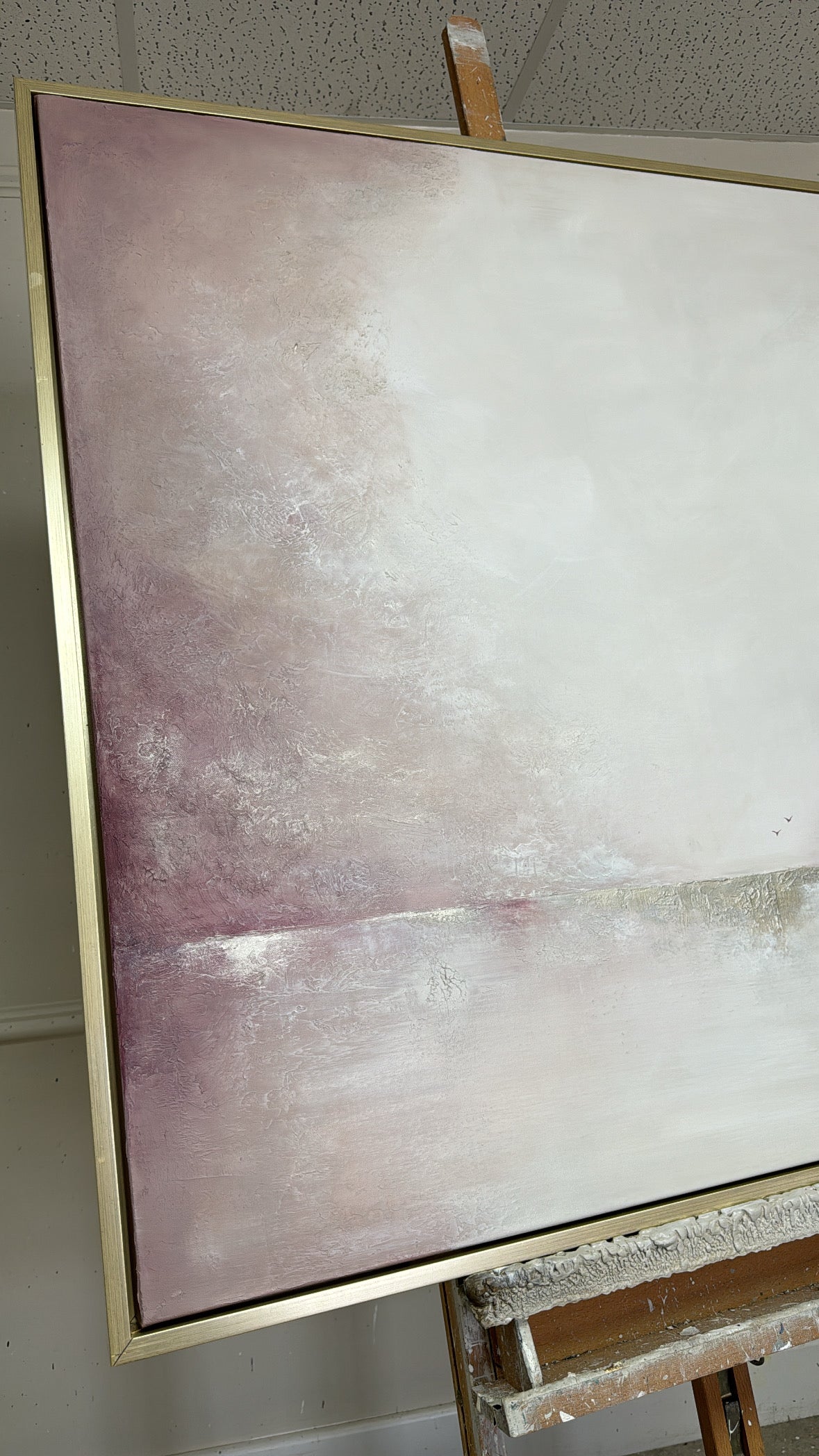 “Arrossire" Original Artwork On Canvas 100x100cm