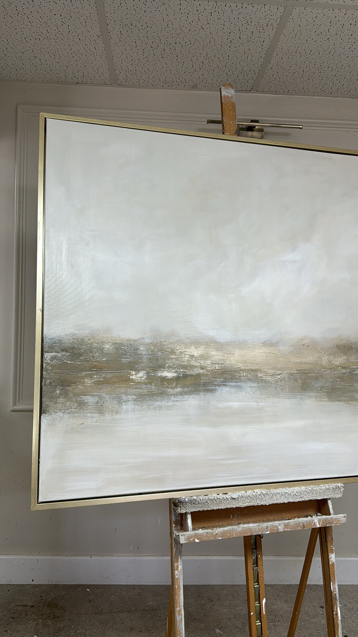 “Aurora (Kharki) " Original Artwork On Canvas 100x120cm