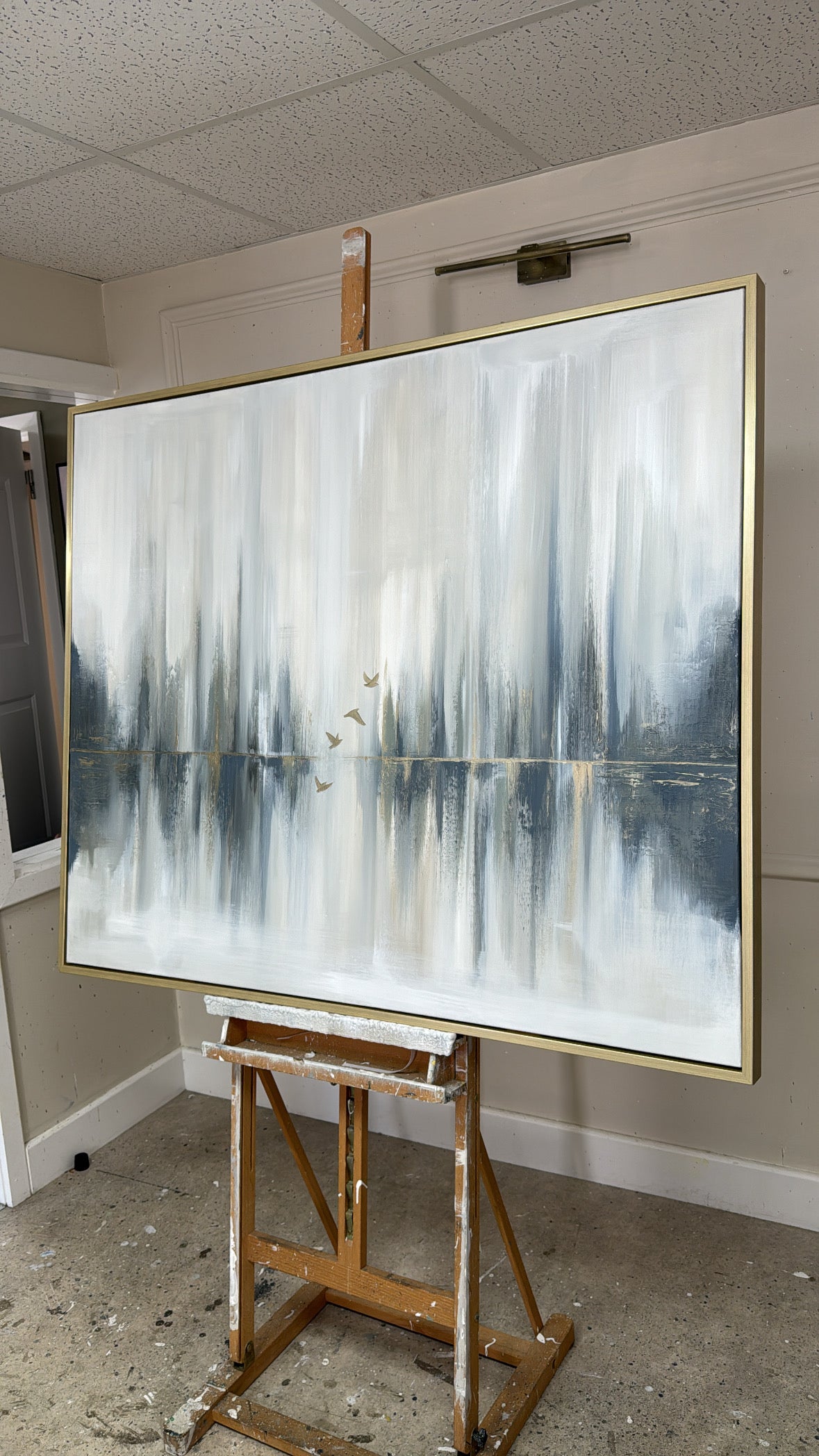Sapphire City - Original Artwork On Canvas - As Seen