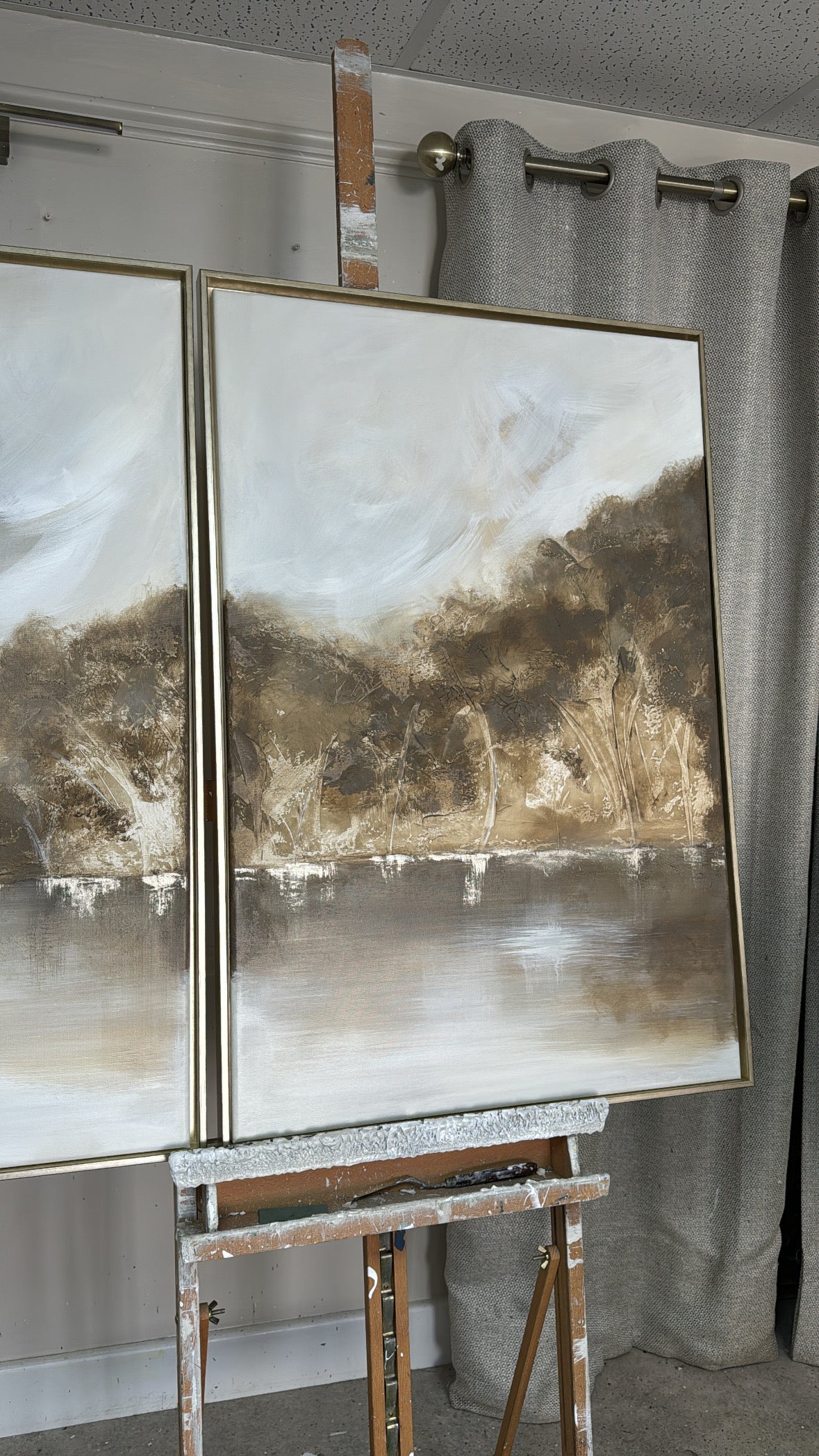 "Patience Is a Virtue - The Triptych" Original Artwork On Canvas 91x61cm per piece