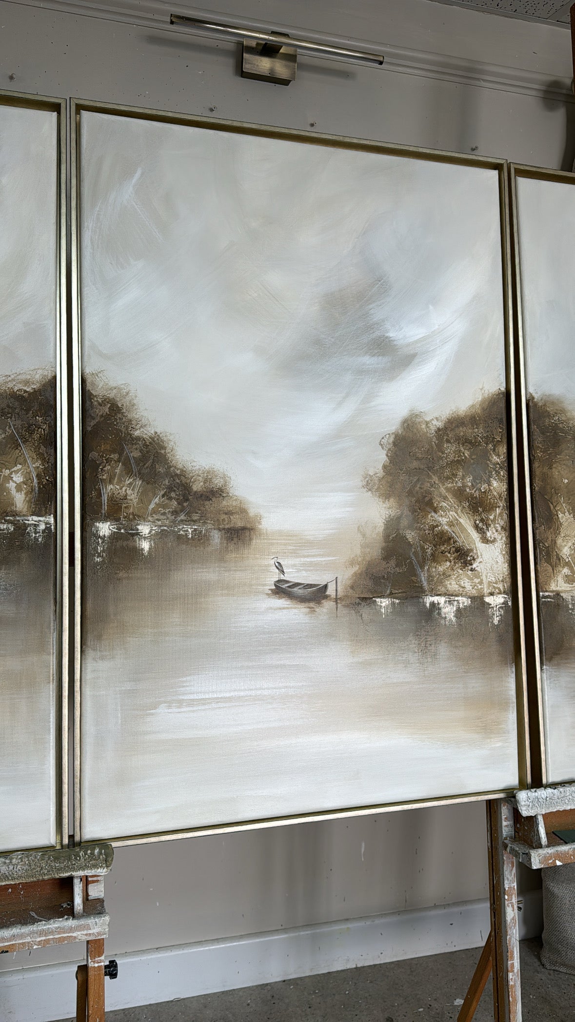 "Patience Is a Virtue - The Triptych" Original Artwork On Canvas 91x61cm per piece