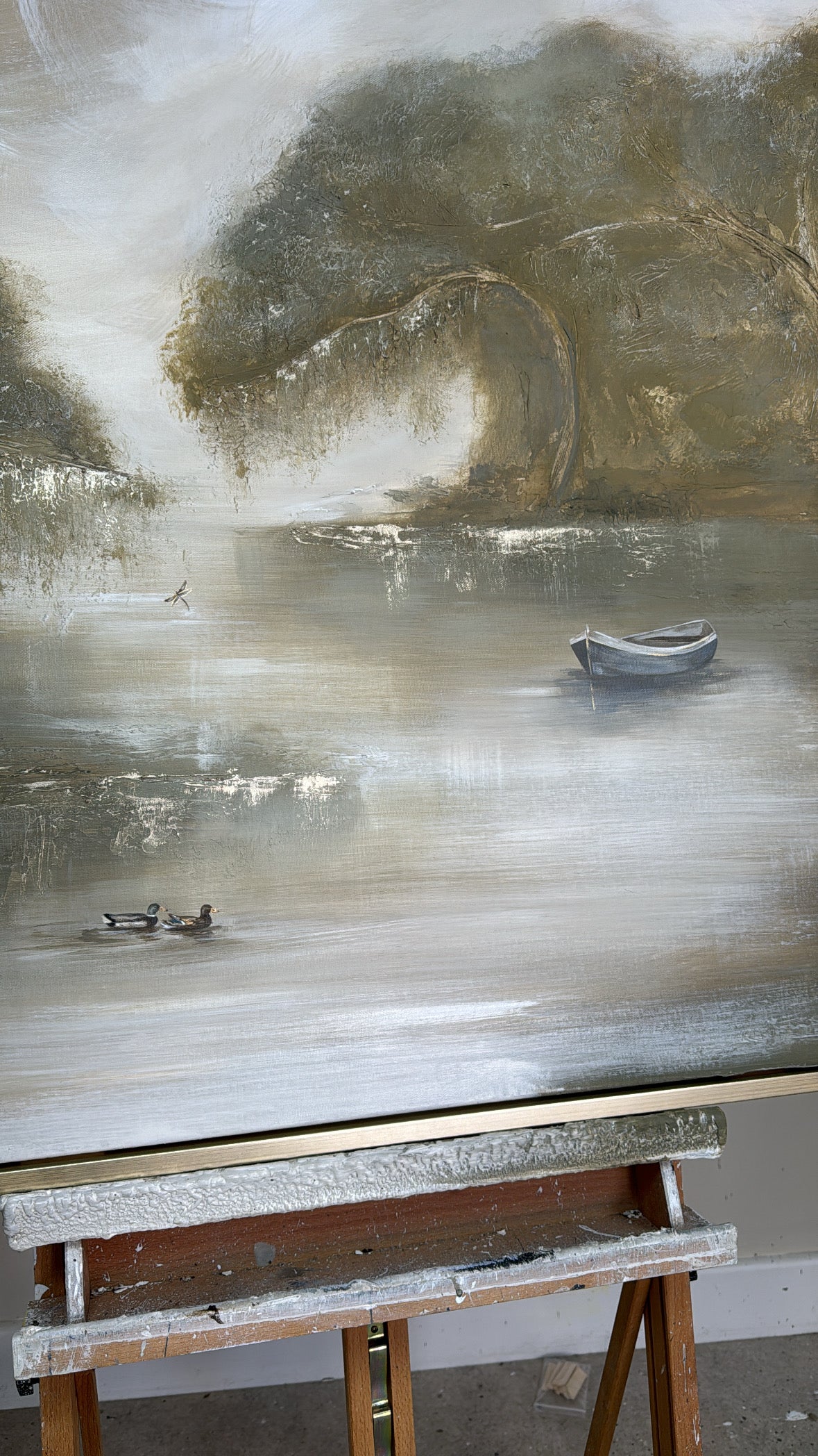 "The Wind In The Willows" Original Artwork On Canvas 100x120cm