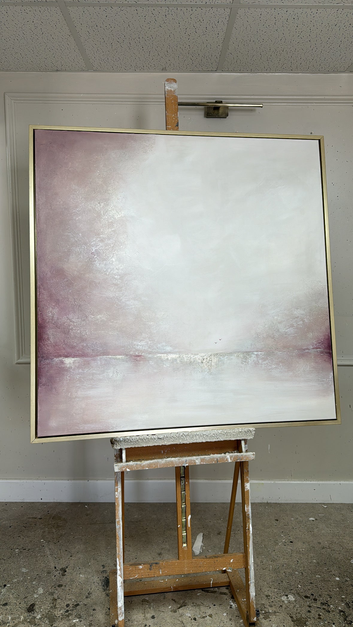 “Arrossire" Original Artwork On Canvas 100x100cm