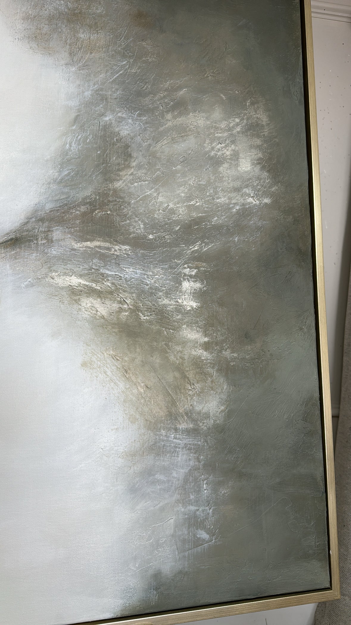 “Genesis (Kharki)" Original Artwork On Canvas 100x100cm