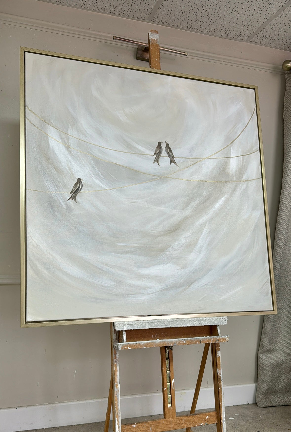 'Morning Song’ Original artwork on canvas 100x100cm