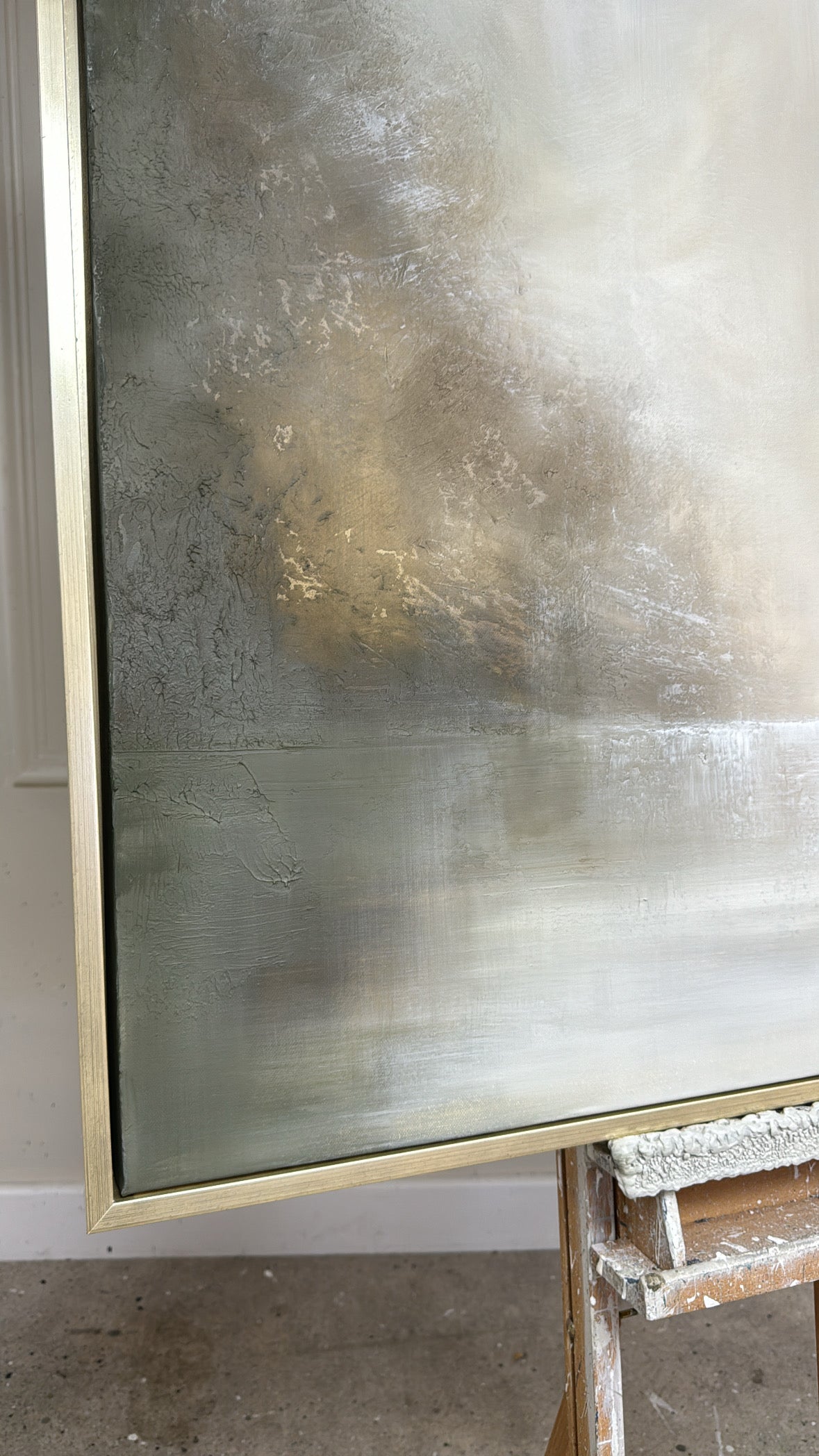 “Misty Mornings together" Original Artwork On Canvas 100x100cm