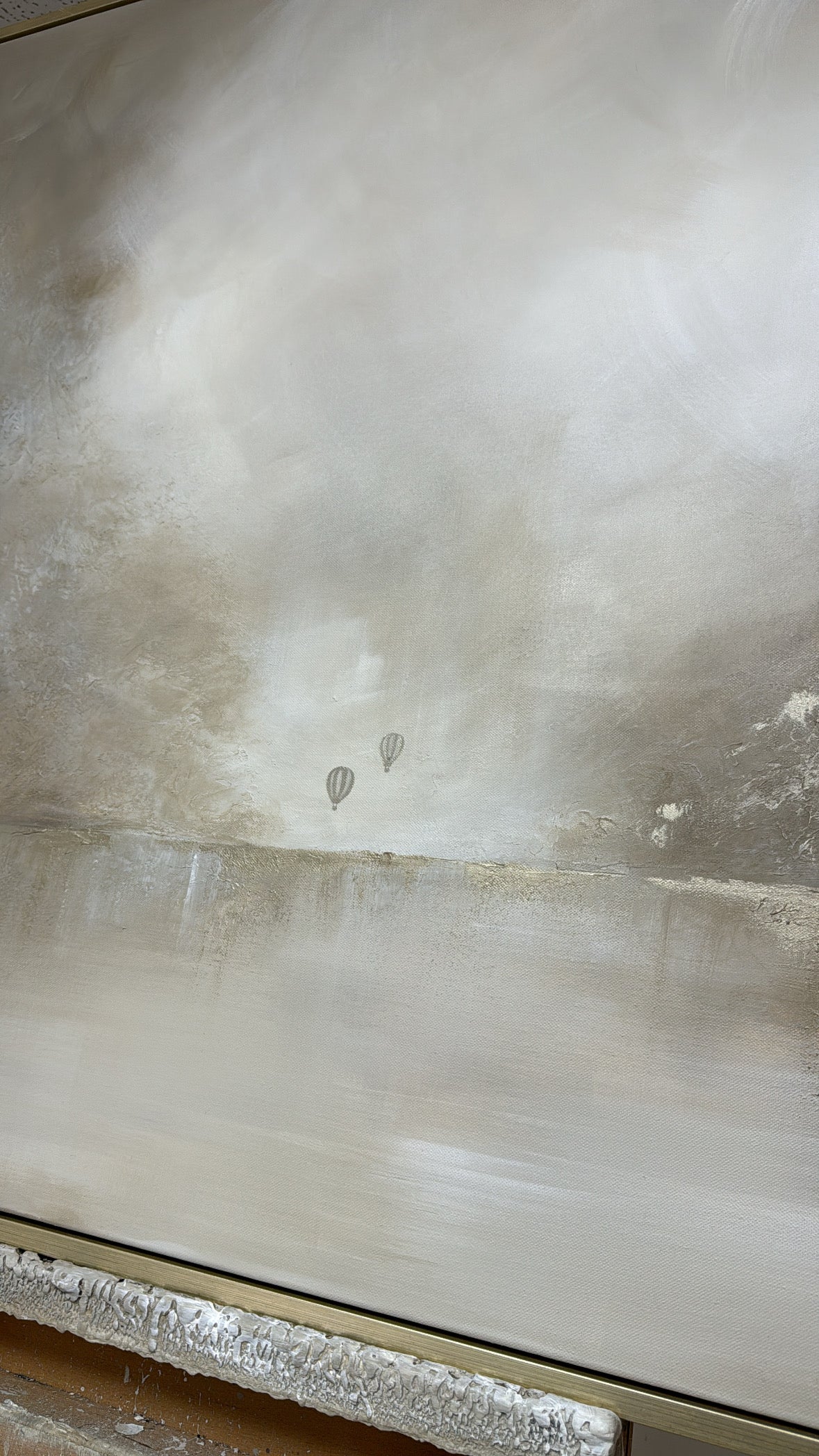 “To The Moon and back" Original Artwork On Canvas 100x100cm