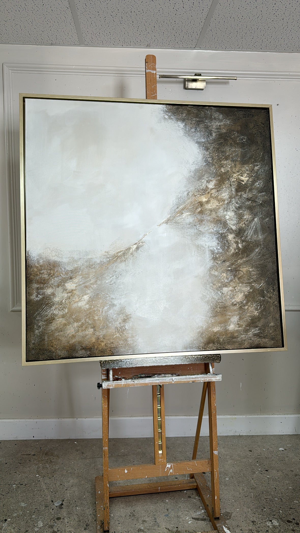 “Genesis - Nickel" Original Artwork On Canvas 100x100cm
