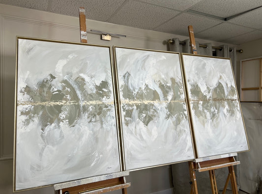 'Old English Green' Original artwork on canvas