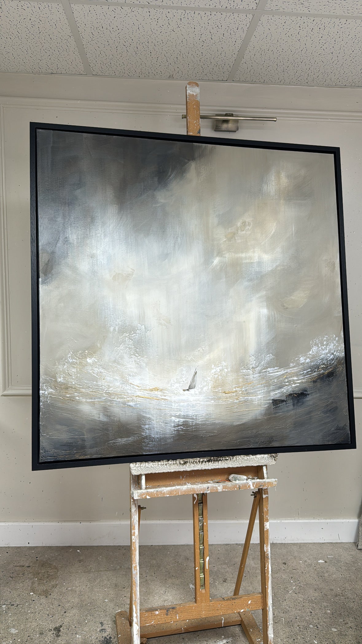 “Dance With The Waves ll" Original Artwork On Canvas 100x100cm