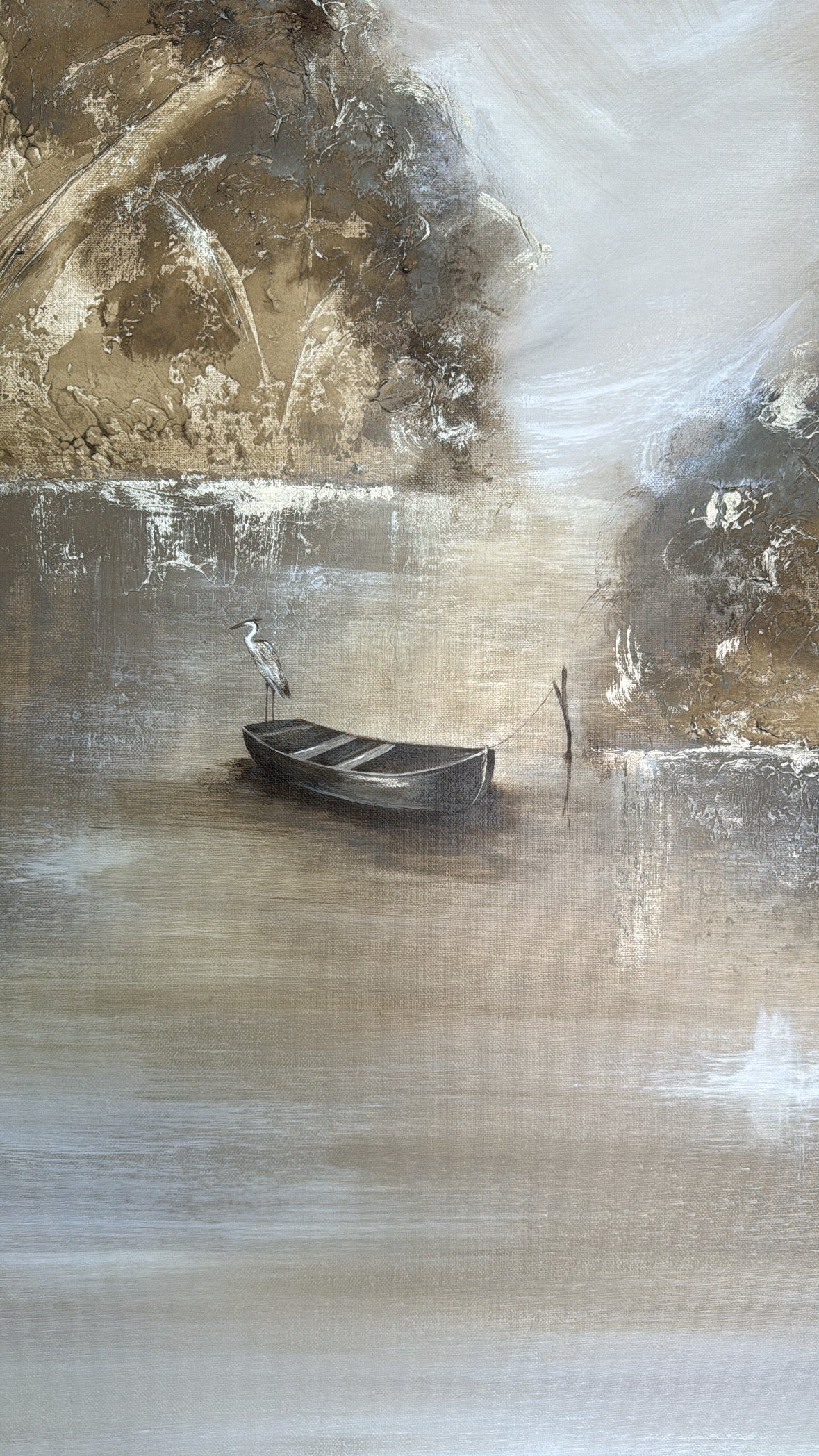 "Patience Is a Virtue" Original Artwork On Canvas 100x120cm