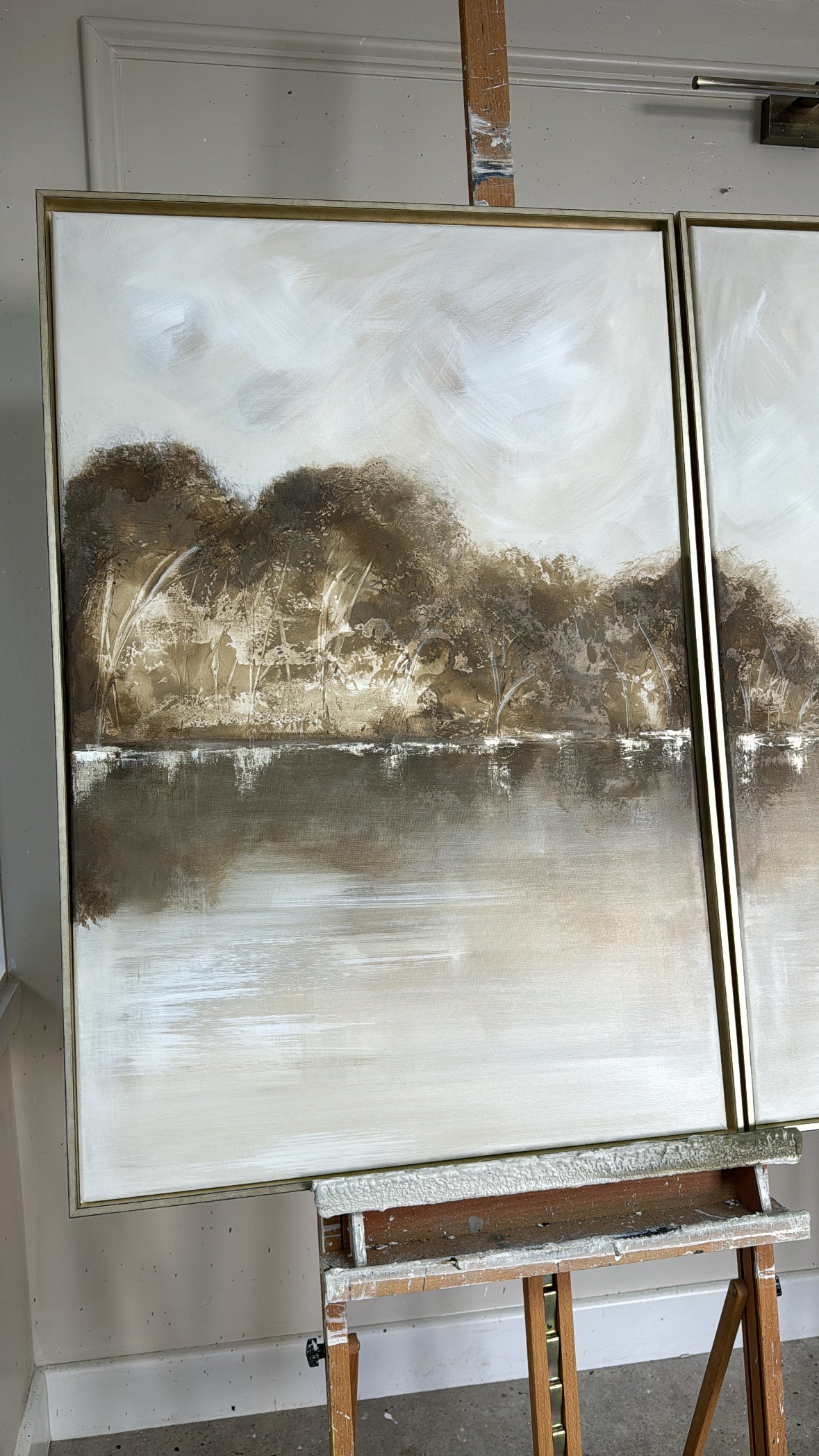 "Patience Is a Virtue - The Triptych" Original Artwork On Canvas 91x61cm per piece