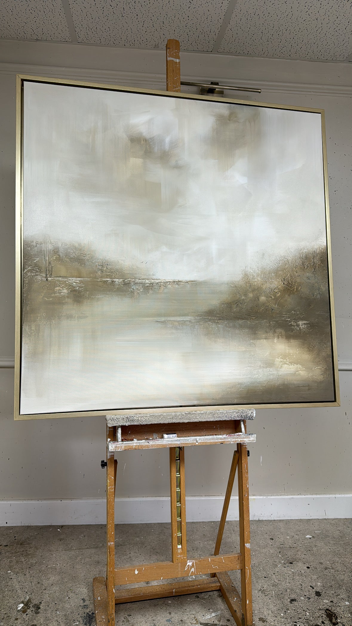 “The Quiet Between" Original Artwork On Canvas 100x100cm