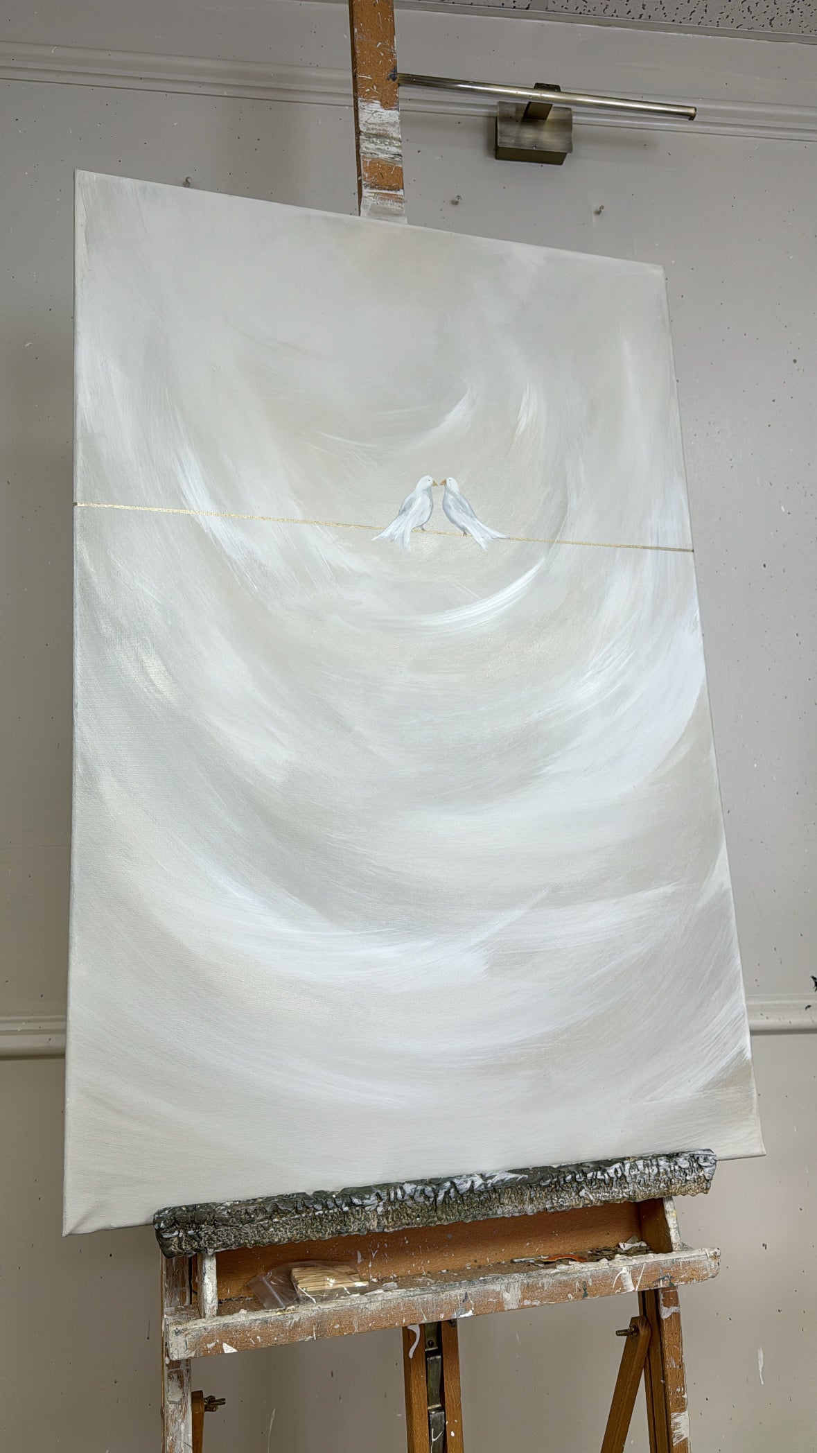 'Dove Song' Original artwork on canvas 61x91cm