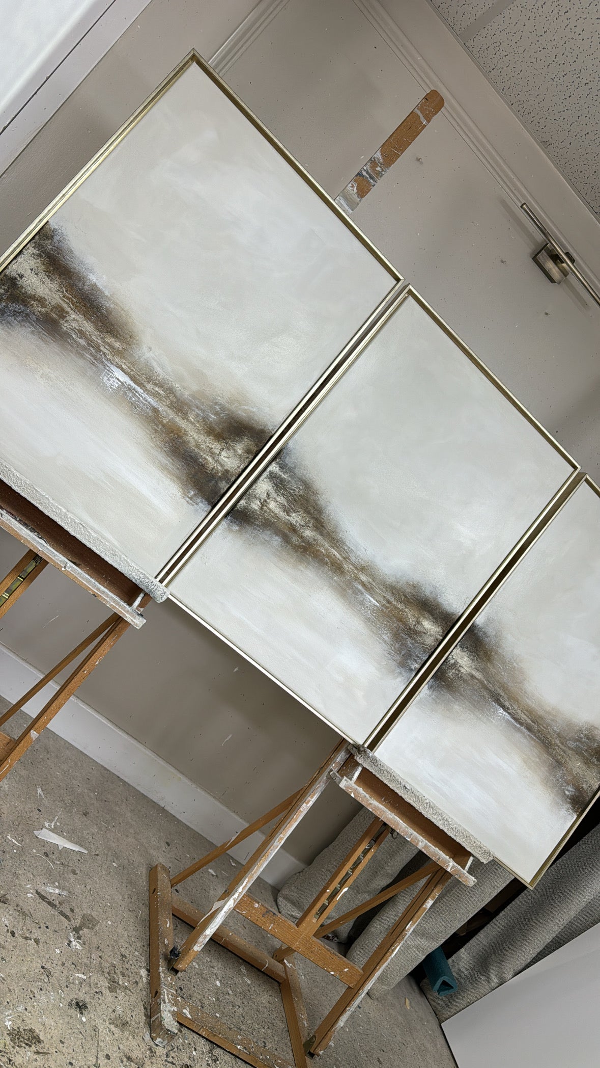 "Mapel - The Triptych" Original Artwork On Canvas 60x84cm per piece