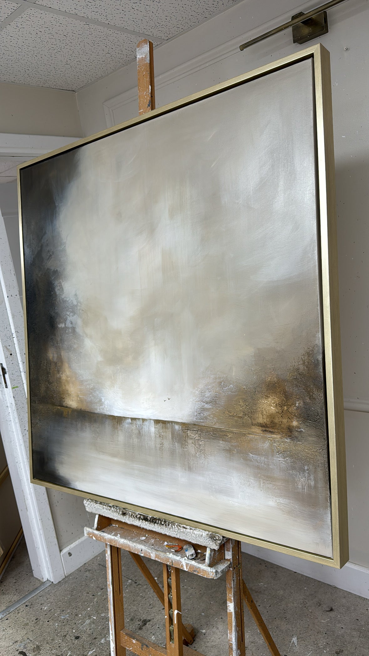 “Even In Darkness There Is Light" Original Artwork On Canvas 100x100cm