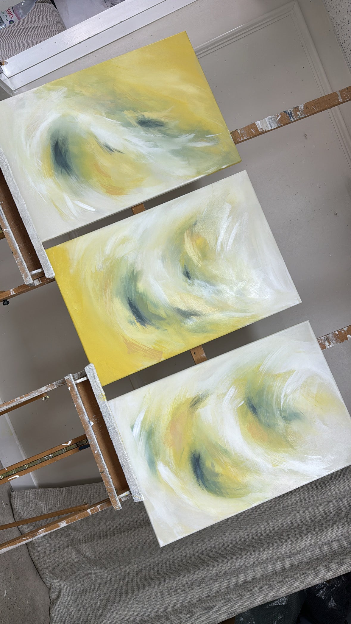 'Limoncello Trio' Original artwork on canvas