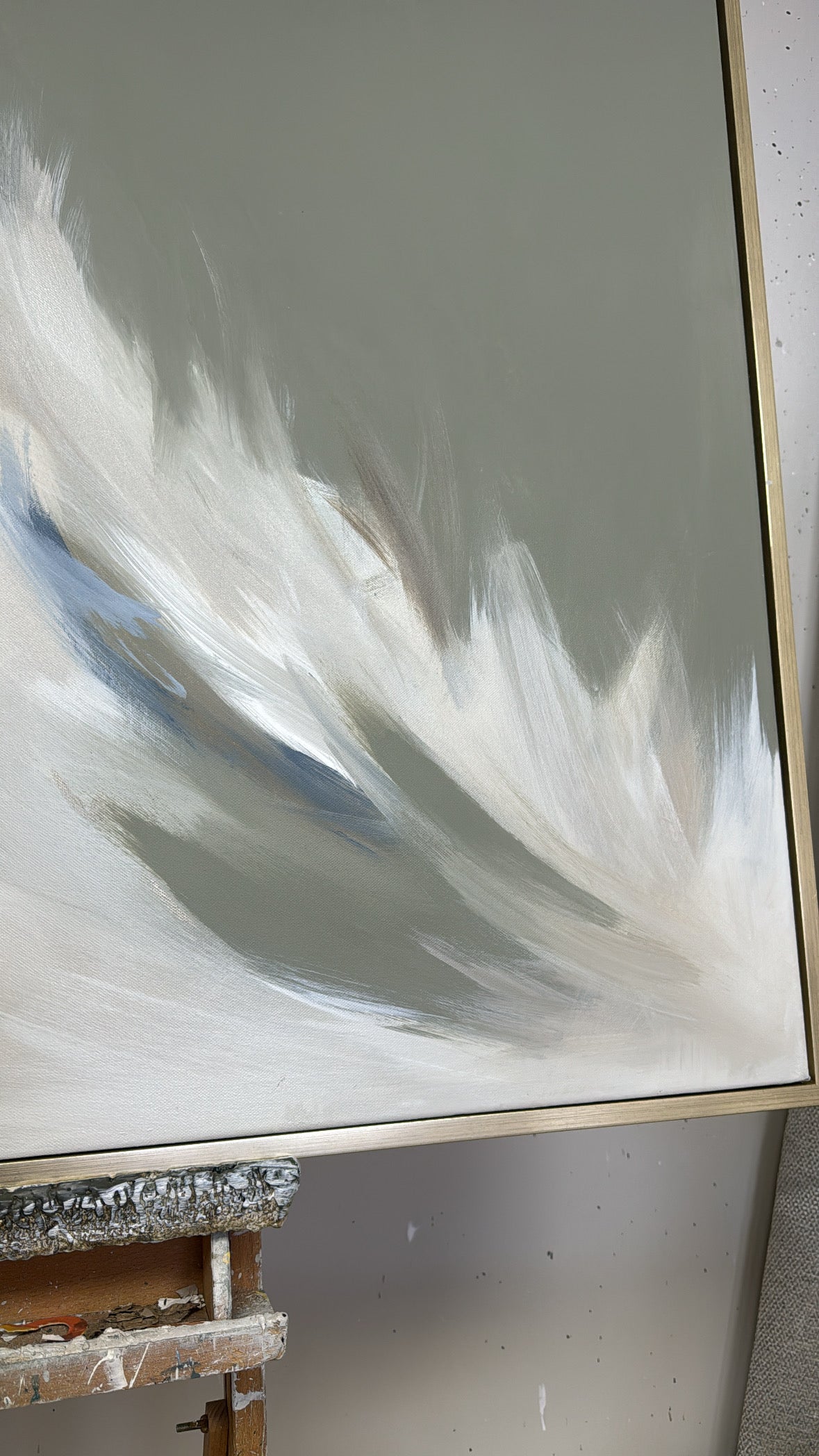 "Pistachio ll" Original artwork on canvas 100x120cm