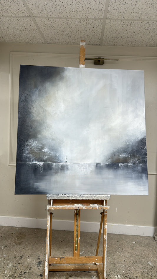 “Guiding Light" Original Artwork On Canvas 100x100cm