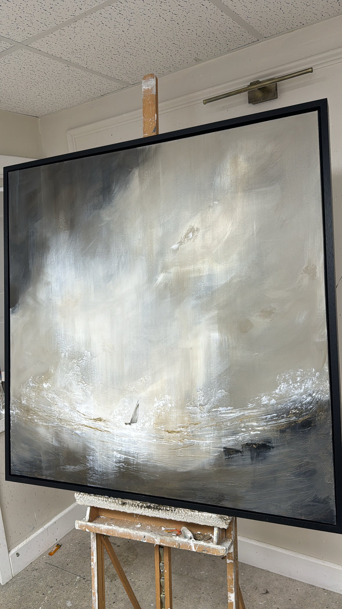 “Dance With The Waves ll" Original Artwork On Canvas 100x100cm