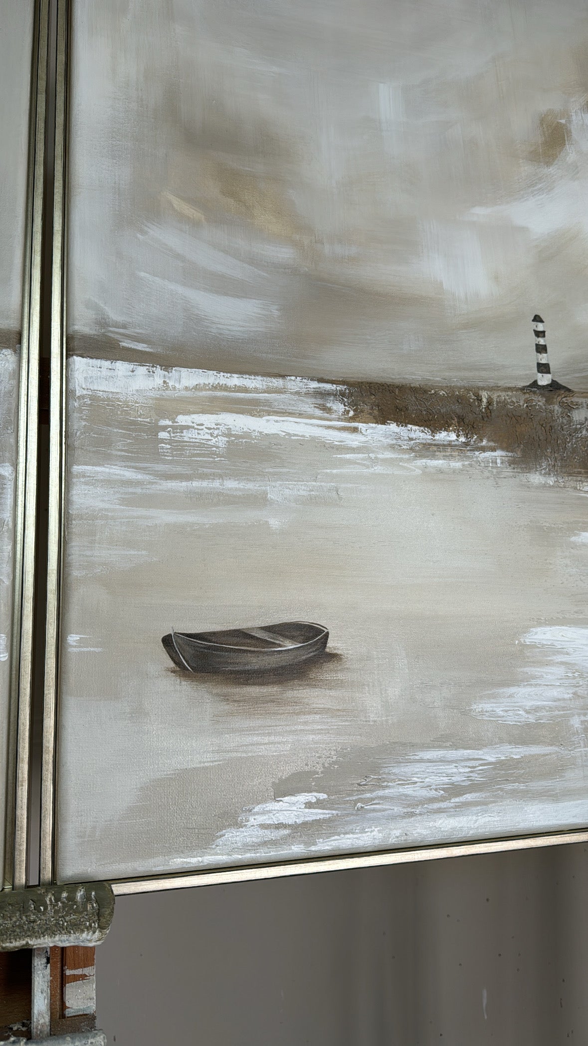"I Will Leave The Light On - The Triptych" Original Artwork On Canvas 91x61cm per piece