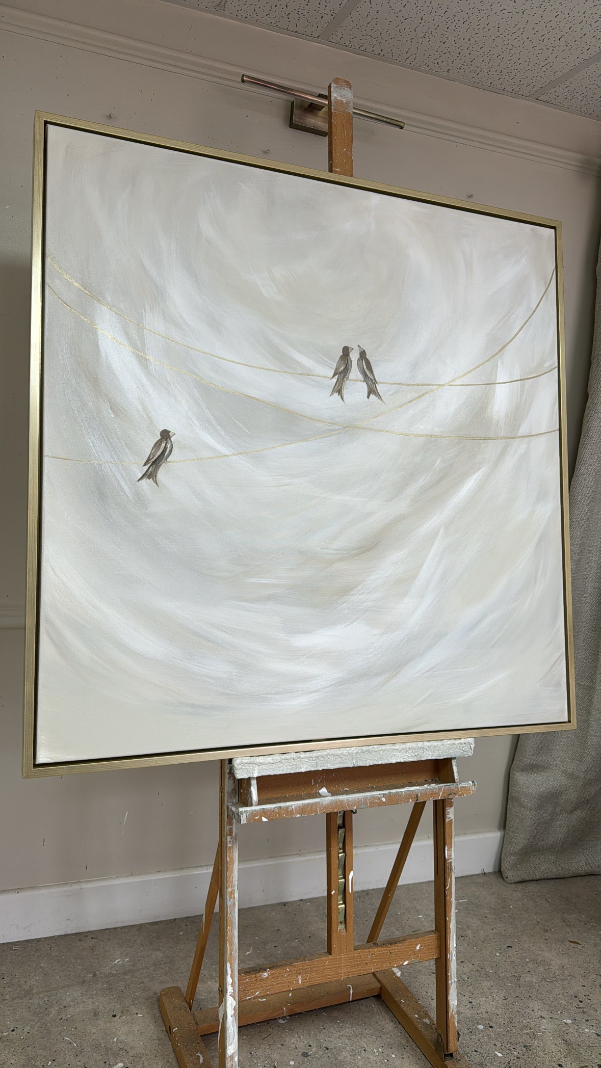 'Morning Song’ Original artwork on canvas 100x100cm