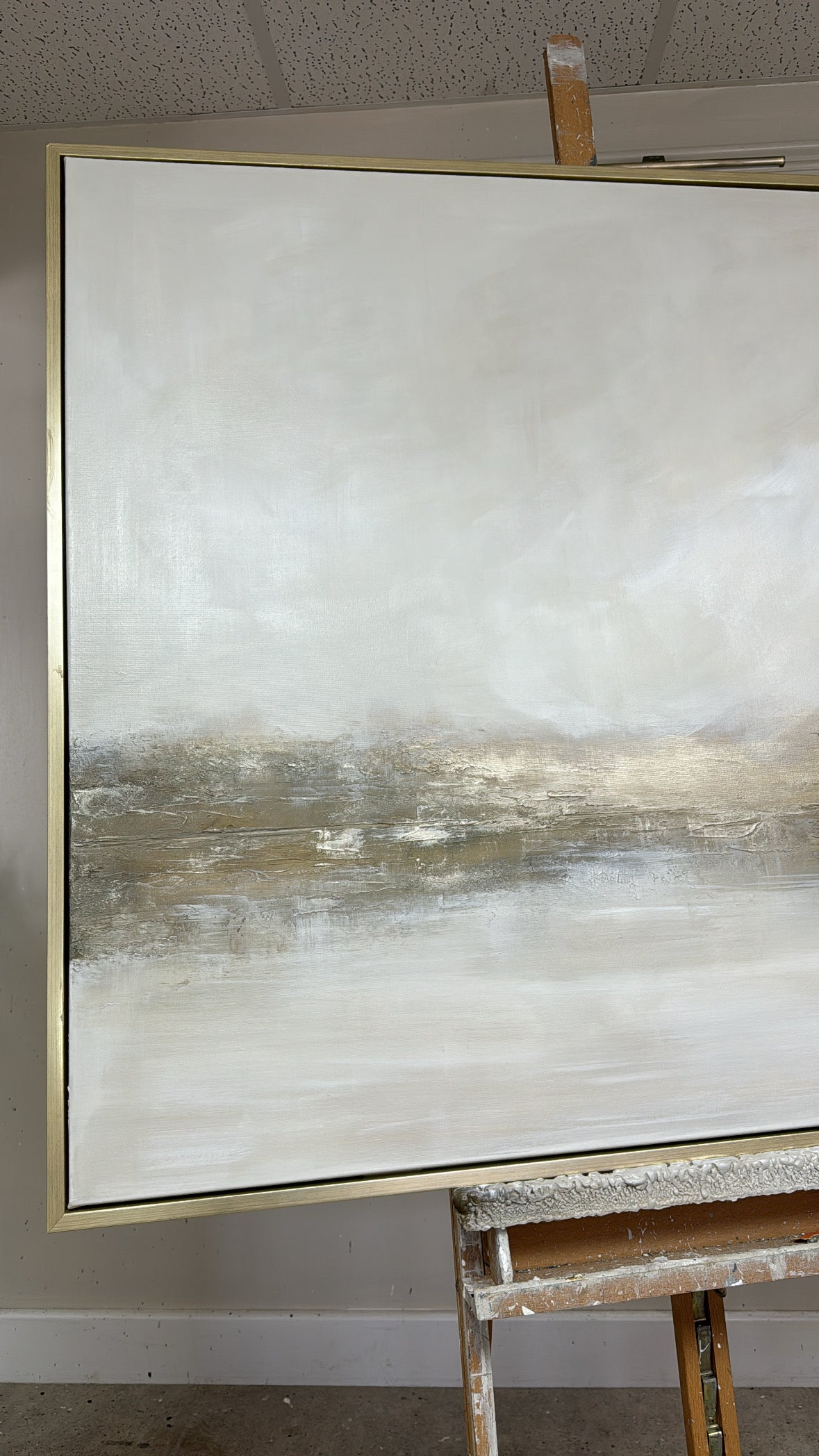 “Aurora (Kharki) " Original Artwork On Canvas 100x120cm