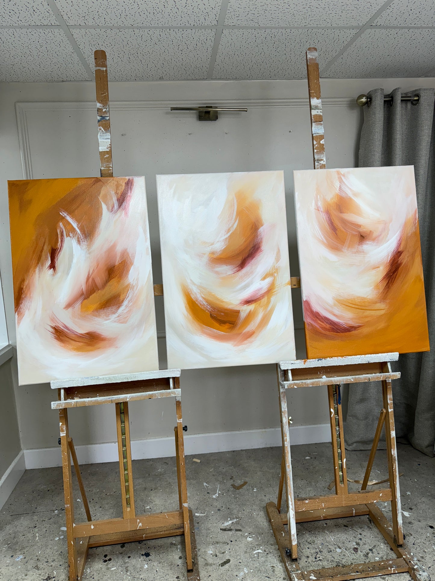 'Clementine Trio' Original artwork on canvas