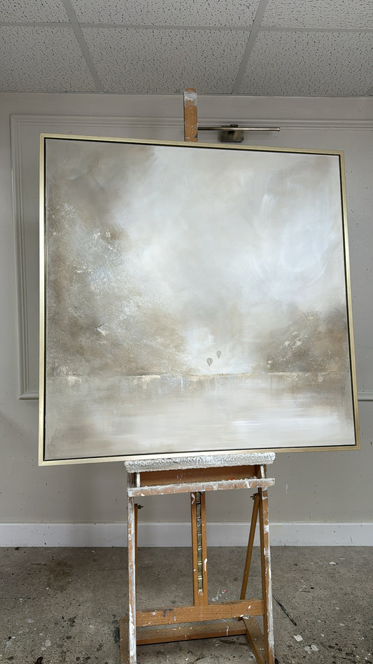 “To The Moon and back" Original Artwork On Canvas 100x100cm