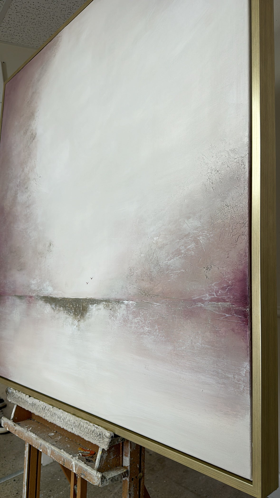 “Arrossire" Original Artwork On Canvas 100x100cm