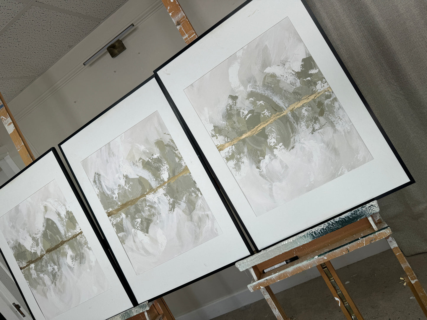 The Trio or Duo of 'Old English Green' Fine Art Prints