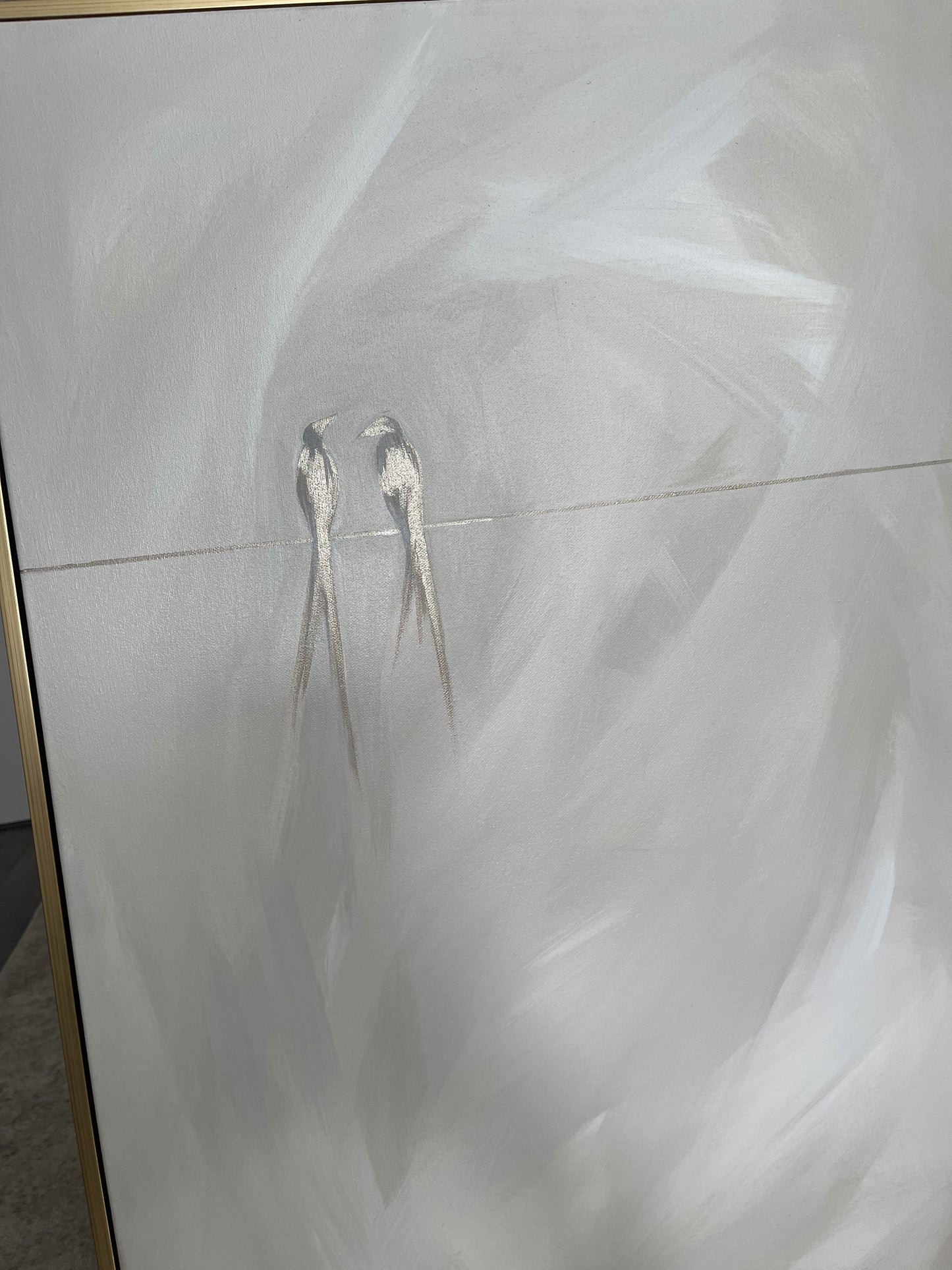 'Two For Joy' Original Artwork on canvas - As seen