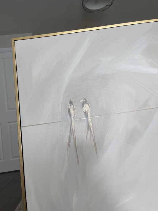 'Two For Joy' Original Artwork on canvas - As seen