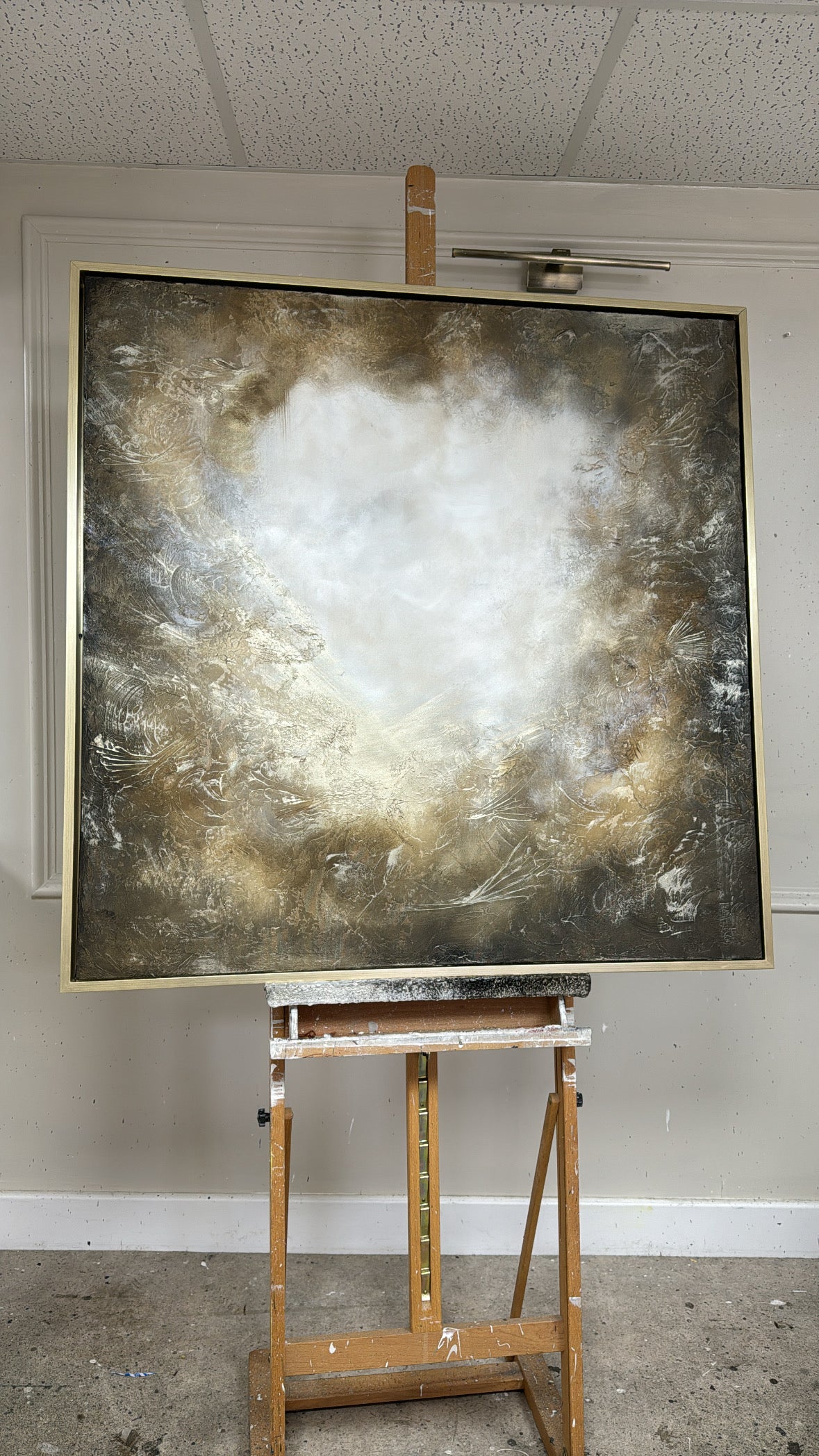 “The Light At The End Of The Tunnel" Original Artwork On Canvas 100x100cm