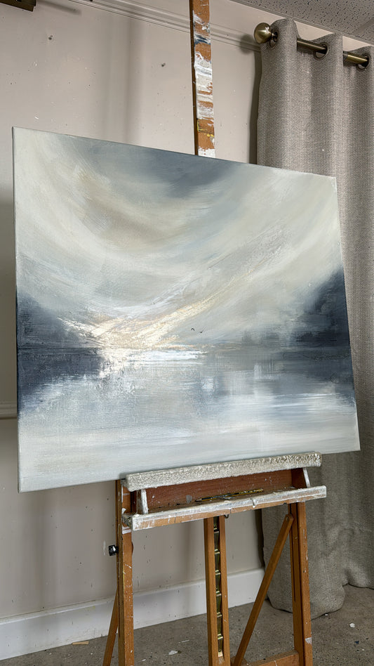 'A New Dawn II' Original Artwork On Canvas 70x80cm