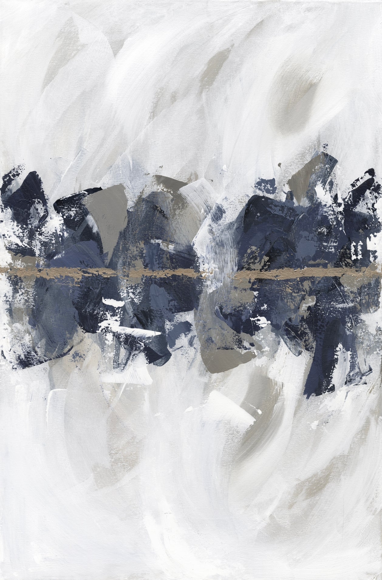 Collection : Earth Stone | Piece Name : Indigo lll | Surface : Fine Art Print