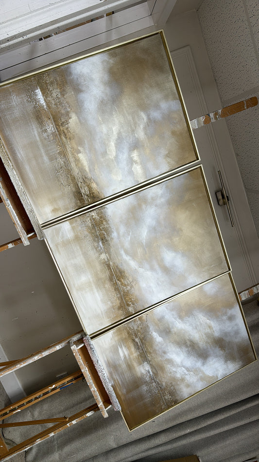 “The Devine - The Trio” Original Artwork On Canvas 3 x 61x91cm