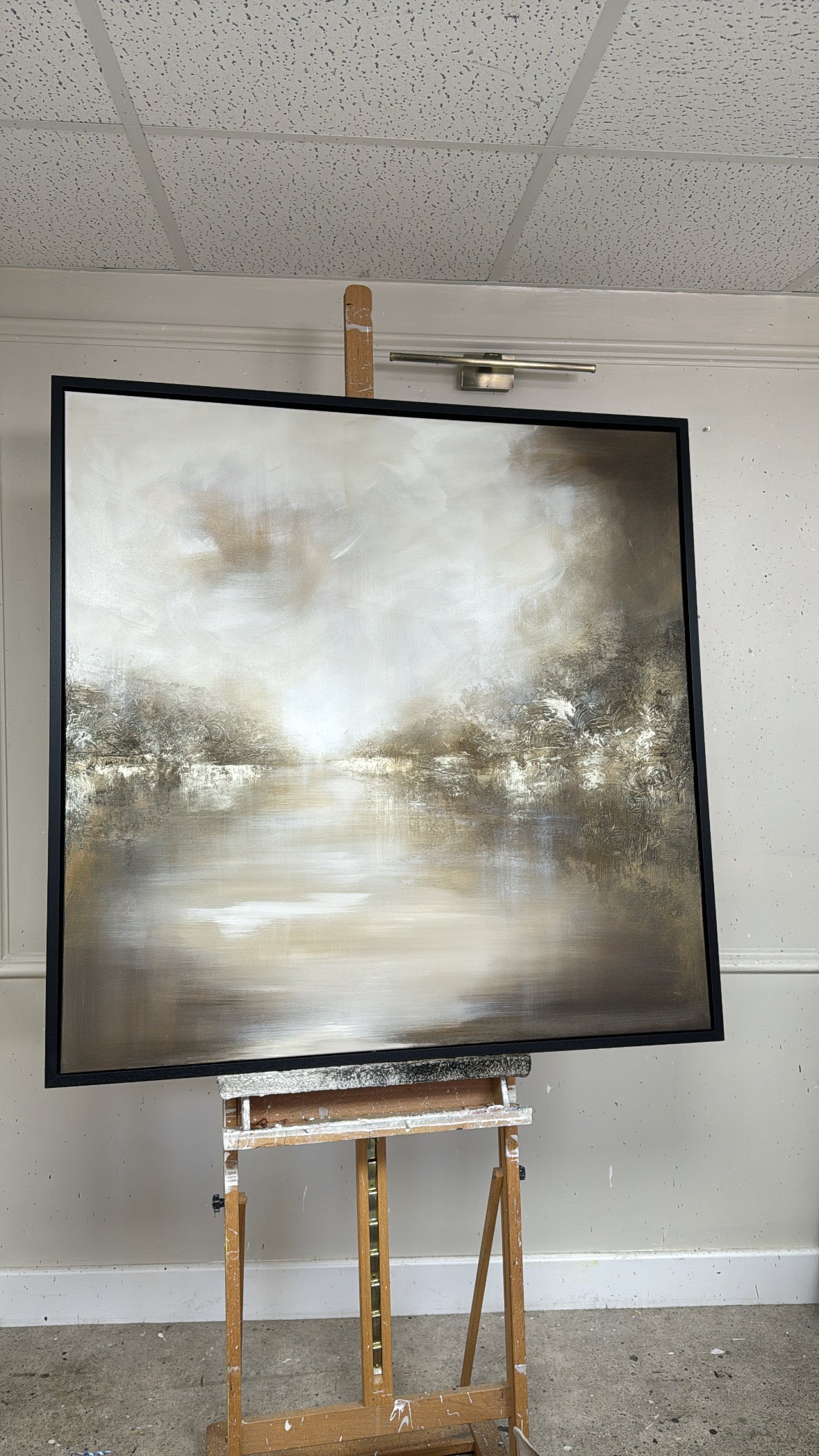 “The Riven Line" Original Artwork On Canvas 100x100cm