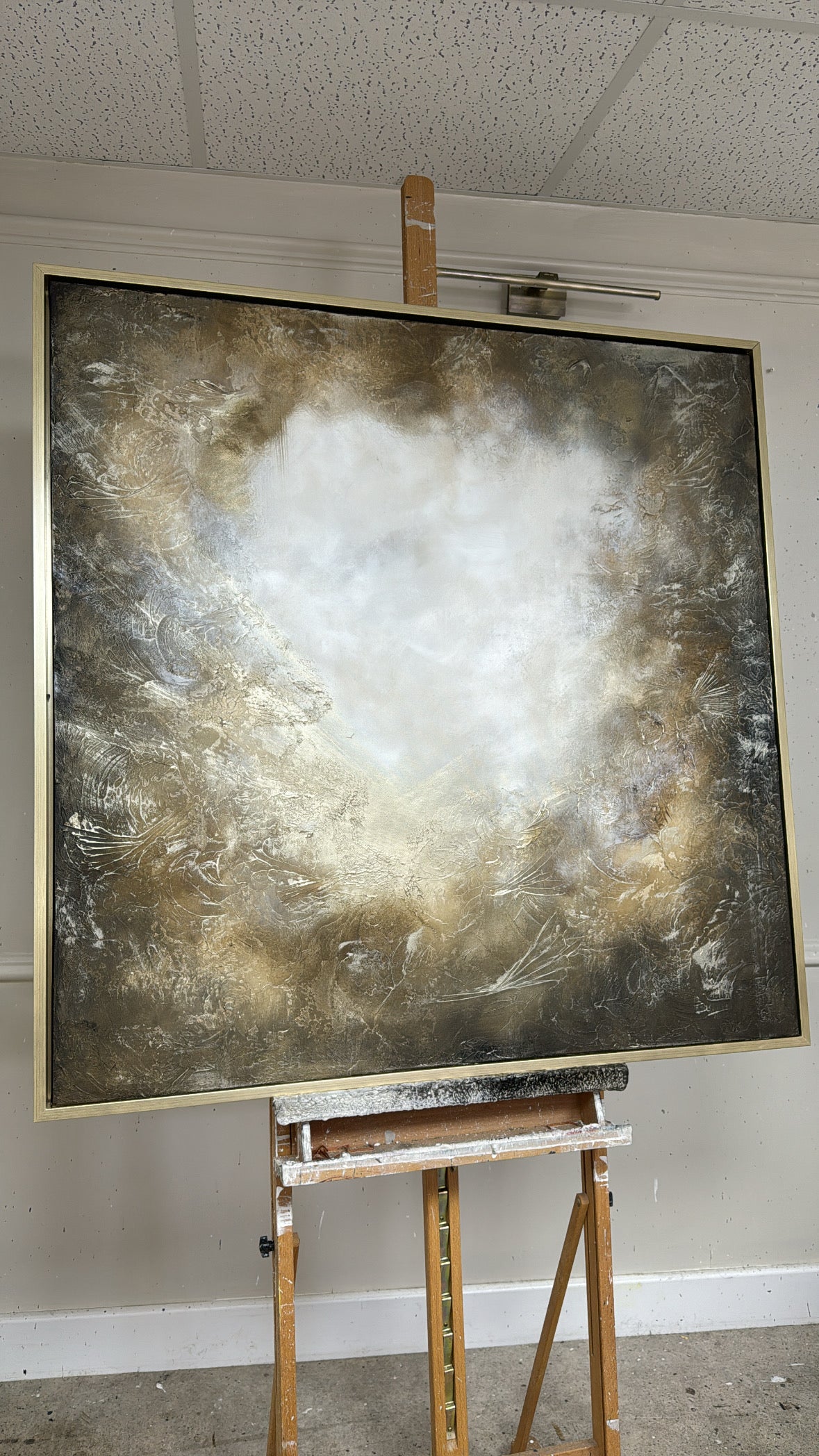 “The Light At The End Of The Tunnel" Original Artwork On Canvas 100x100cm