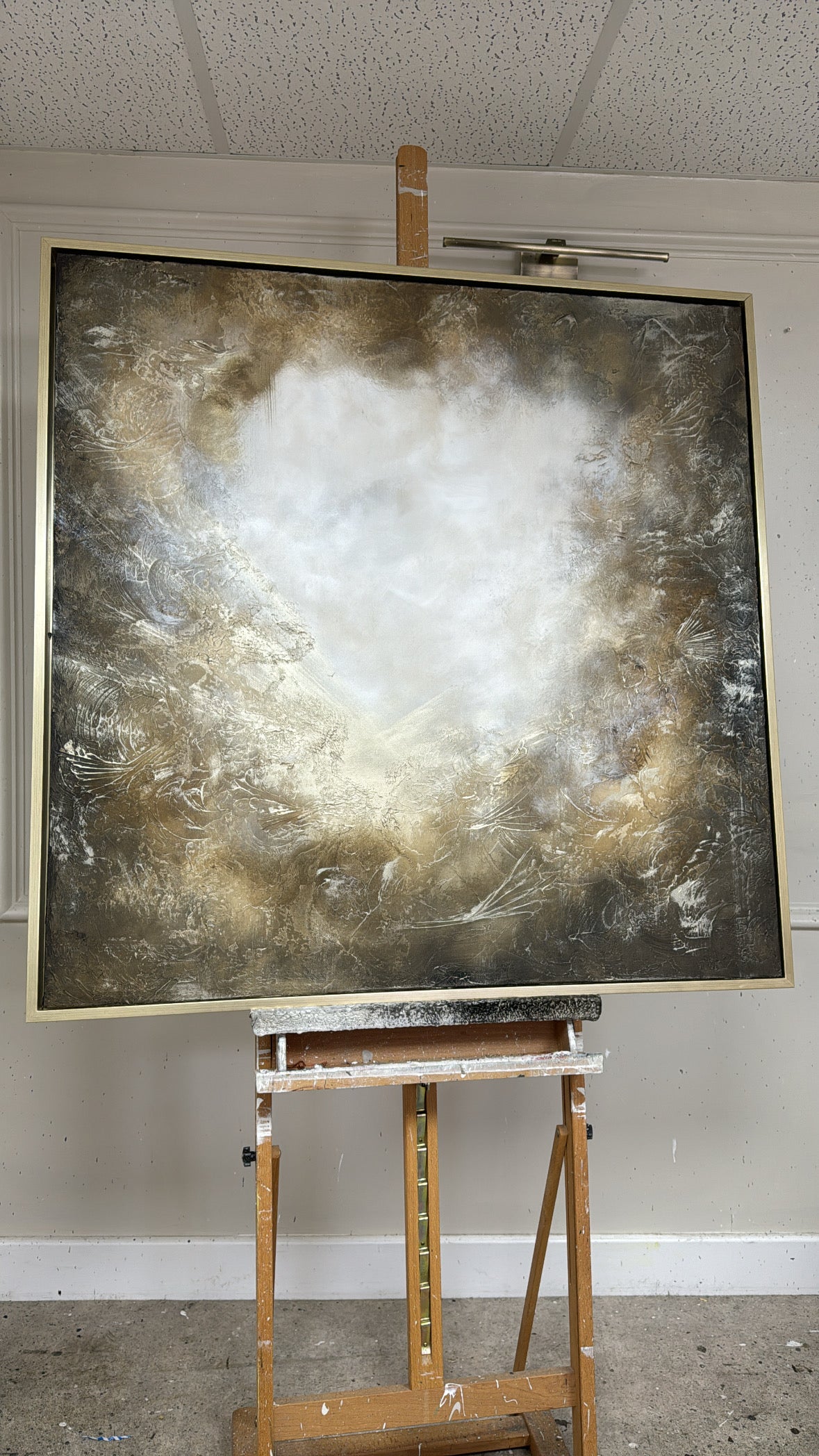 “The Light At The End Of The Tunnel" Original Artwork On Canvas 100x100cm