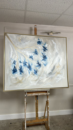 “Wisteria Gold” Original Artwork On Canvas 100x120cm