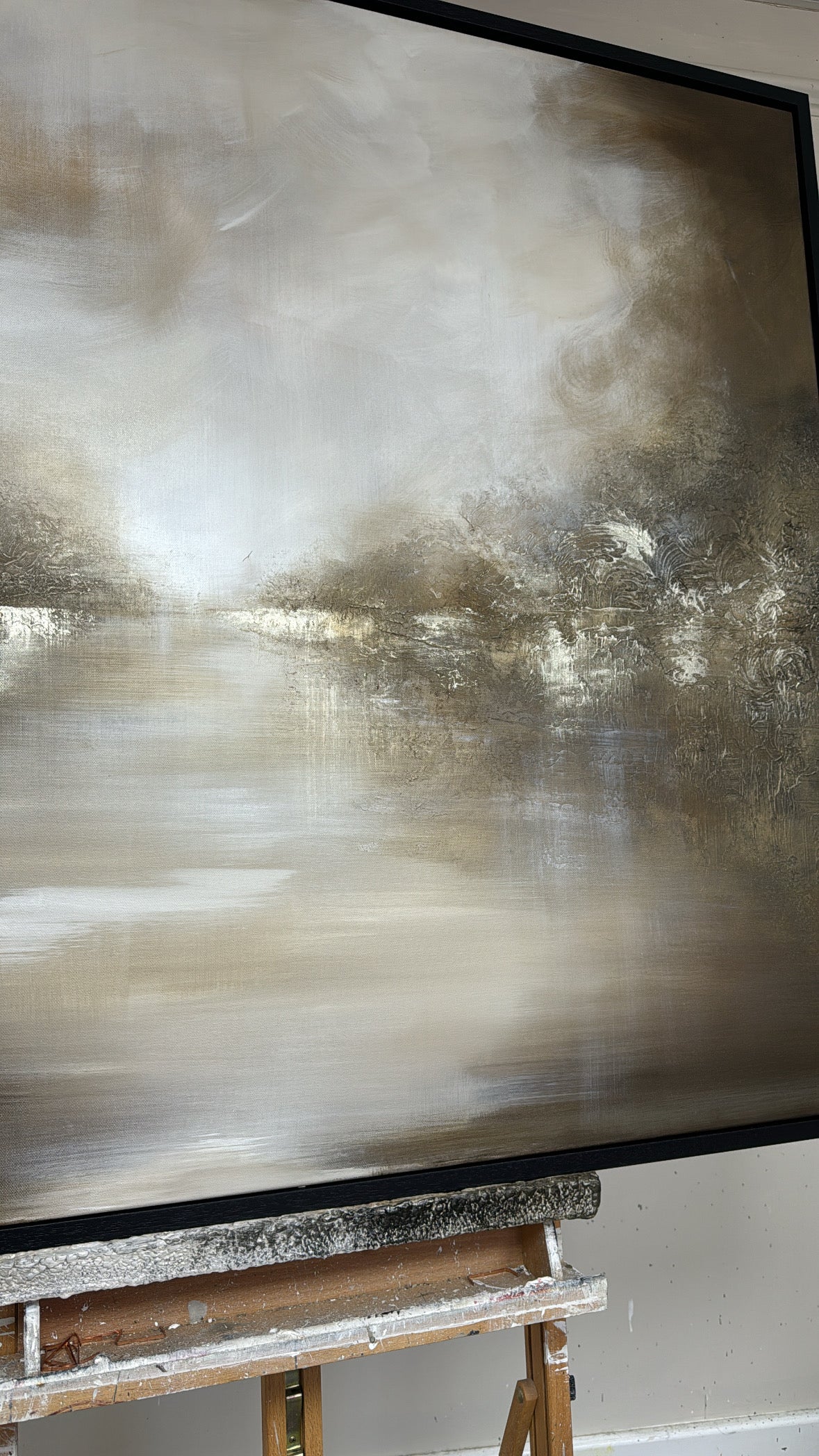 “The Riven Line" Original Artwork On Canvas 100x100cm