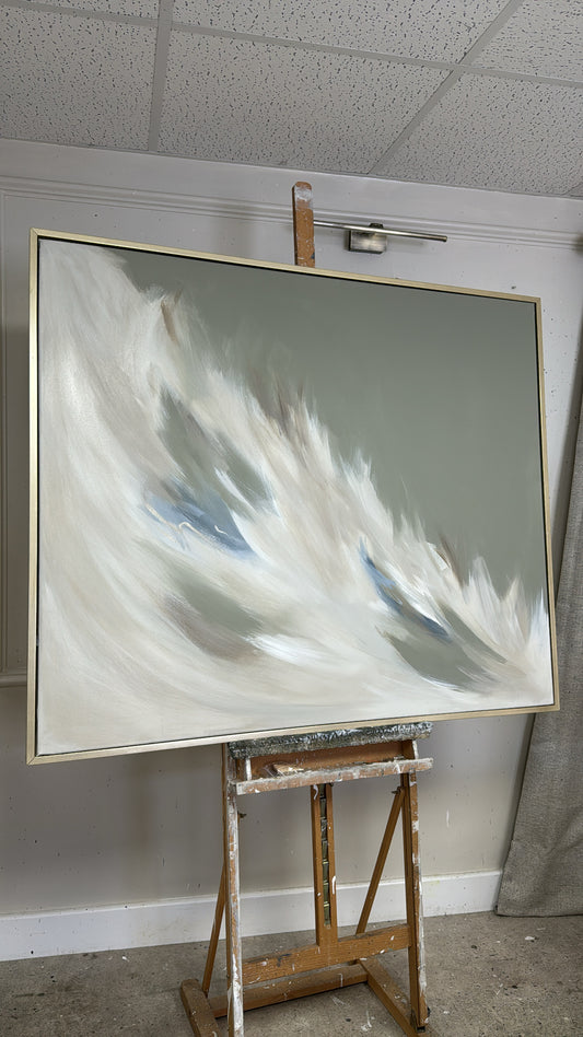 "Pistachio ll" Original artwork on canvas 100x120cm