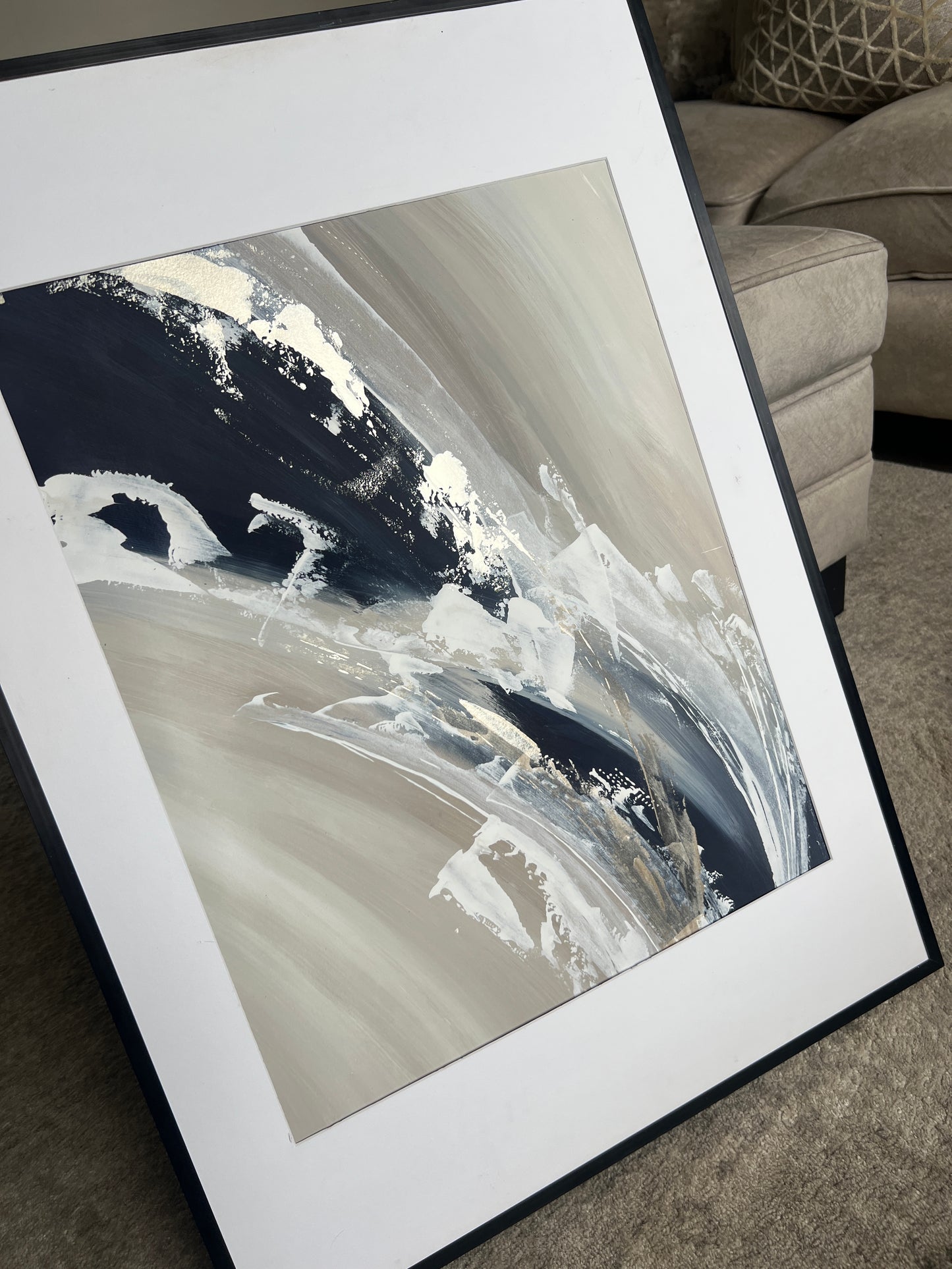 Collection : Boujee Edit | Piece Name : Squid Ink Blue IIl | Surface : Fine Art Print