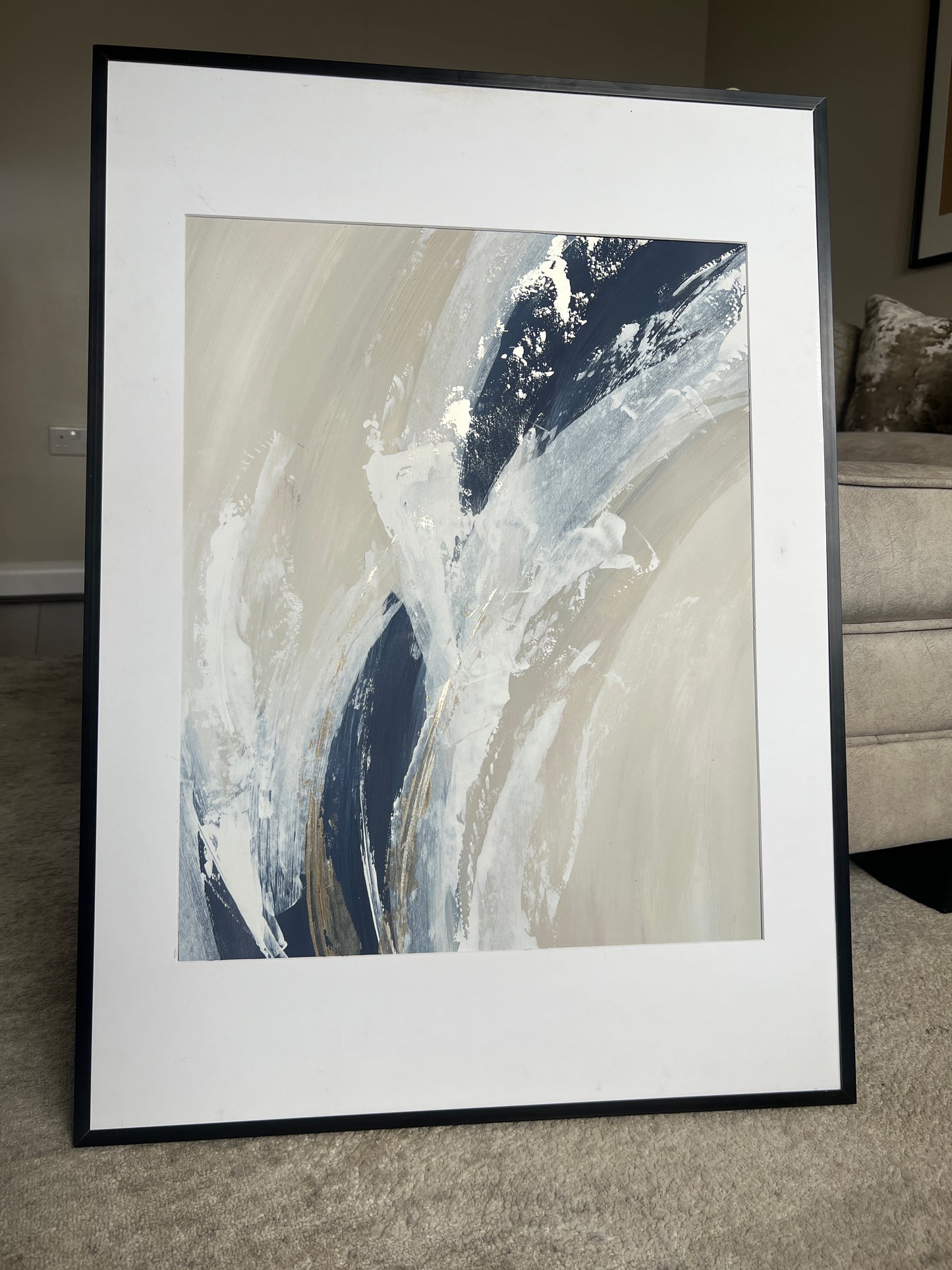 Collection : Boujee Edit | Piece Name : Squid Ink Blue l | Surface : Fine Art Print