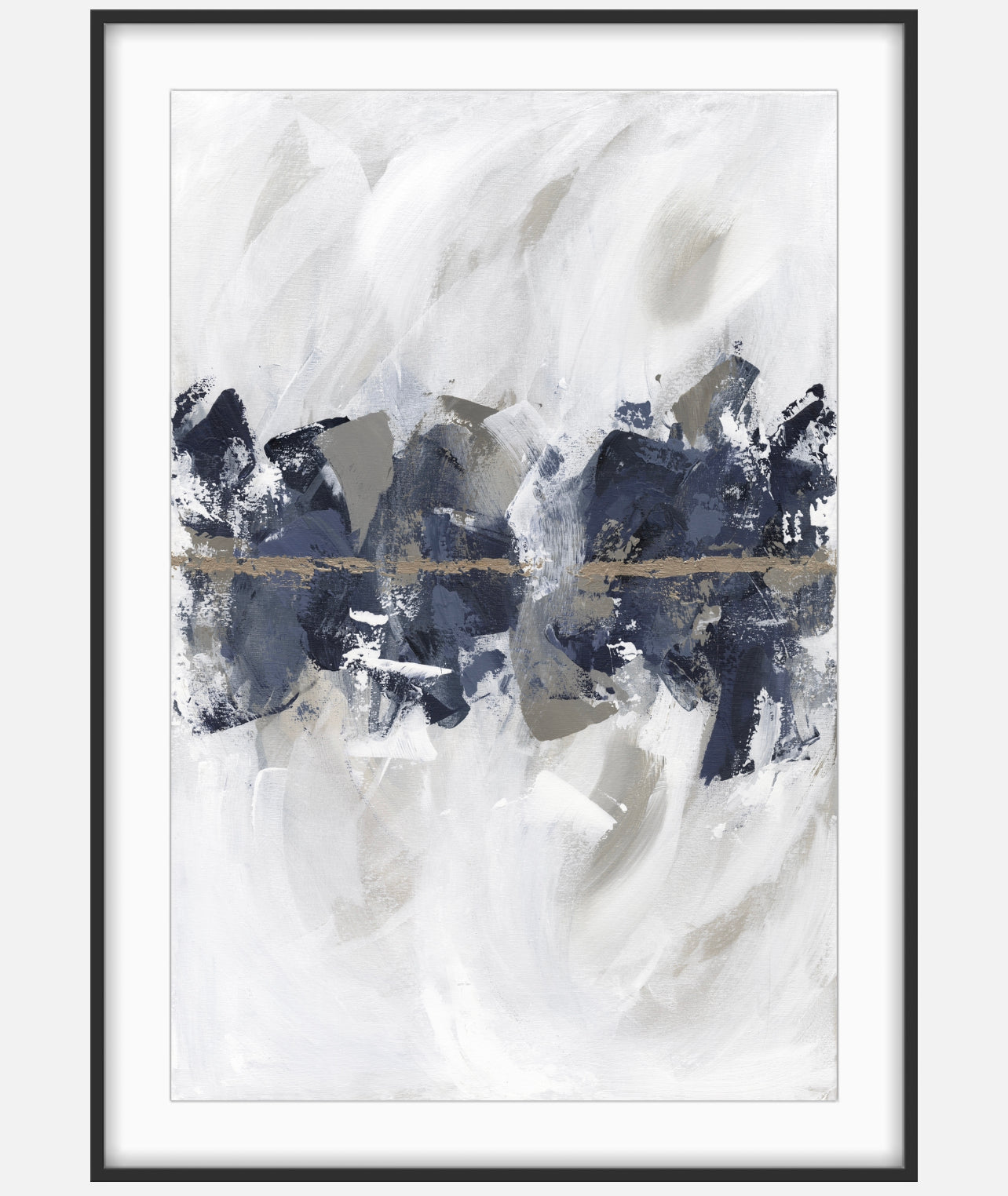 Collection : Earth Stone | Piece Name : Indigo lll | Surface : Fine Art Print